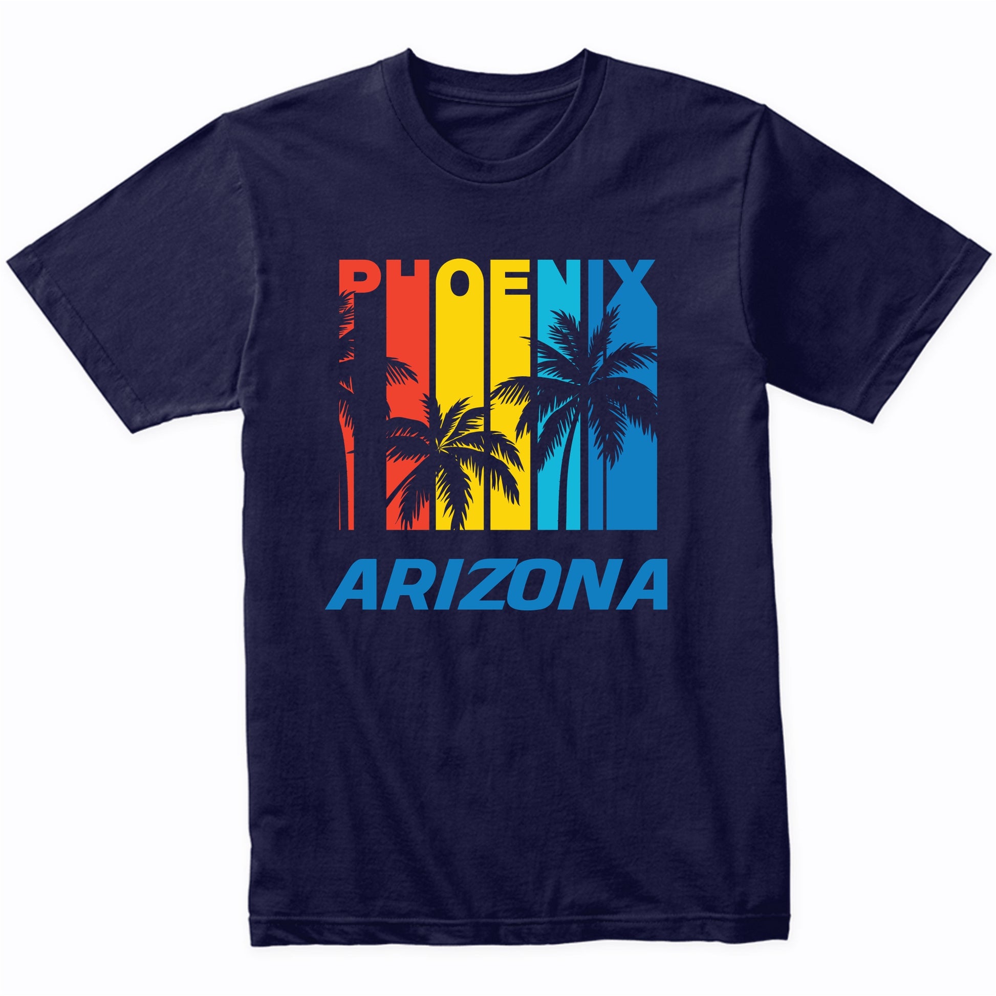 Retro Phoenix Arizona Palm Trees Vacation T-Shirt