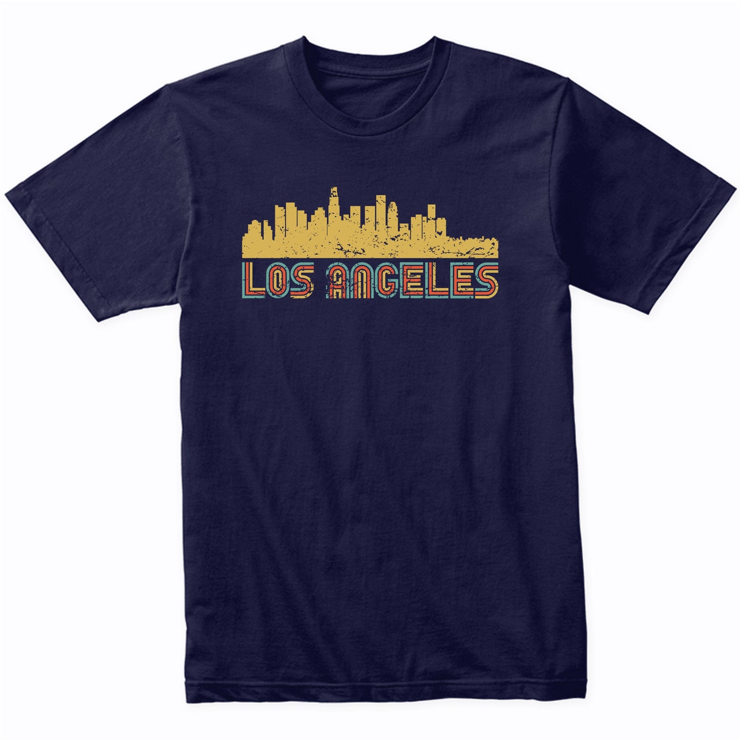 Retro Los Angeles California Skyline T-Shirt