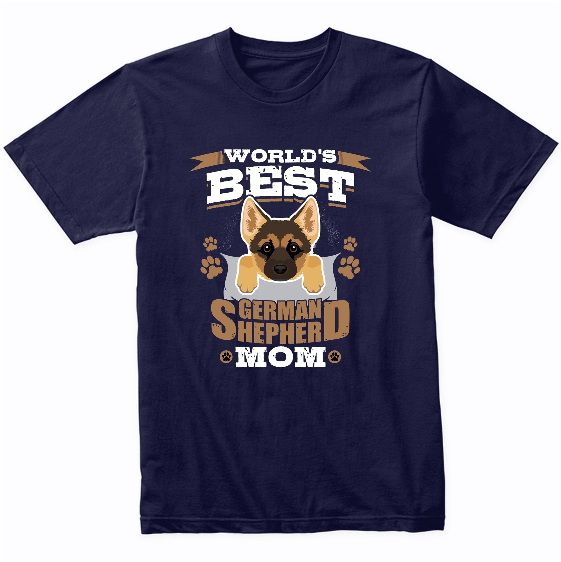 World's Best German Shepherd Mom Dog Owner T-Shirt