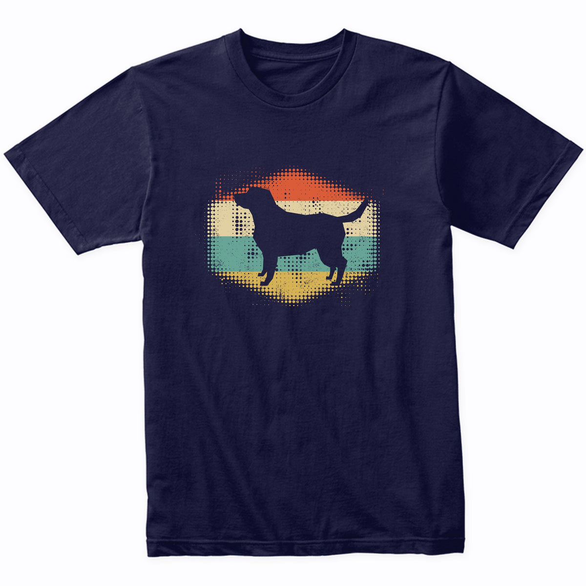 Vintage Retro Labrador Retriever Silhouette Dog Owner T-Shirt – Really ...