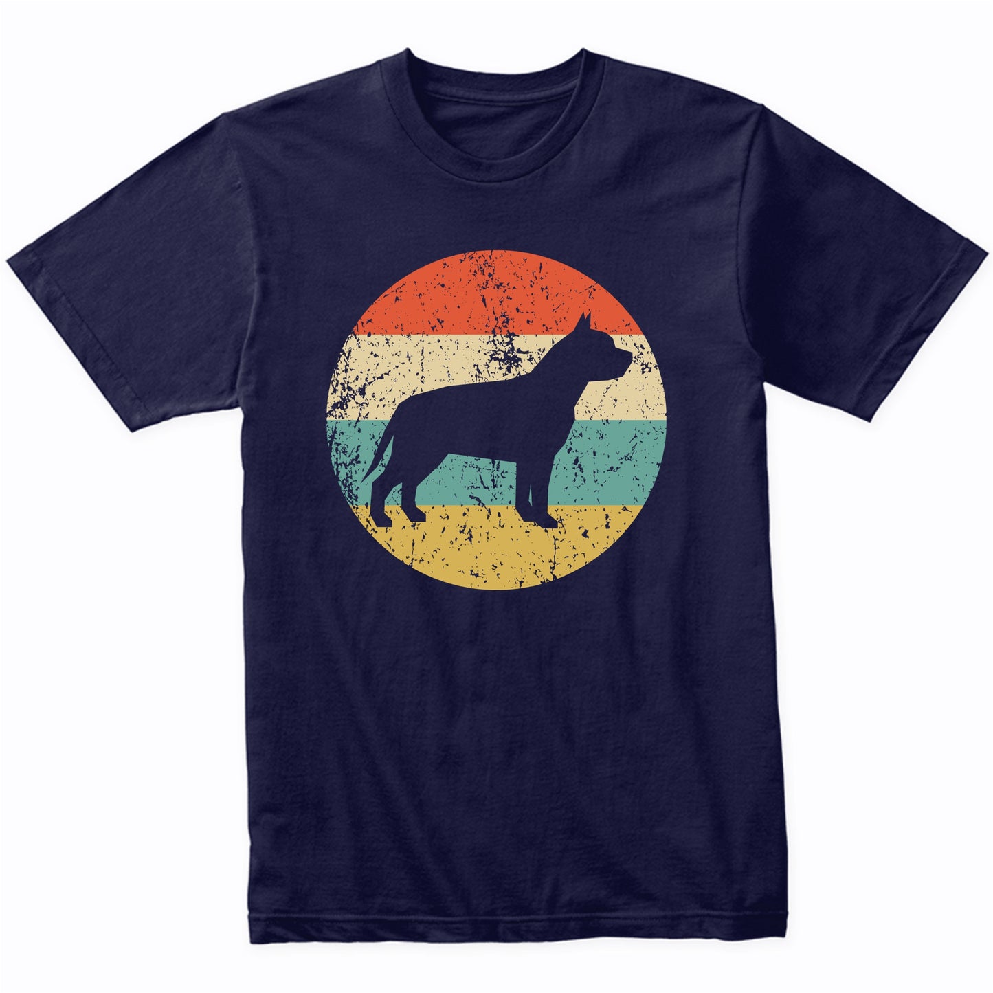 Pit Bull Retro Style Dog T-Shirt
