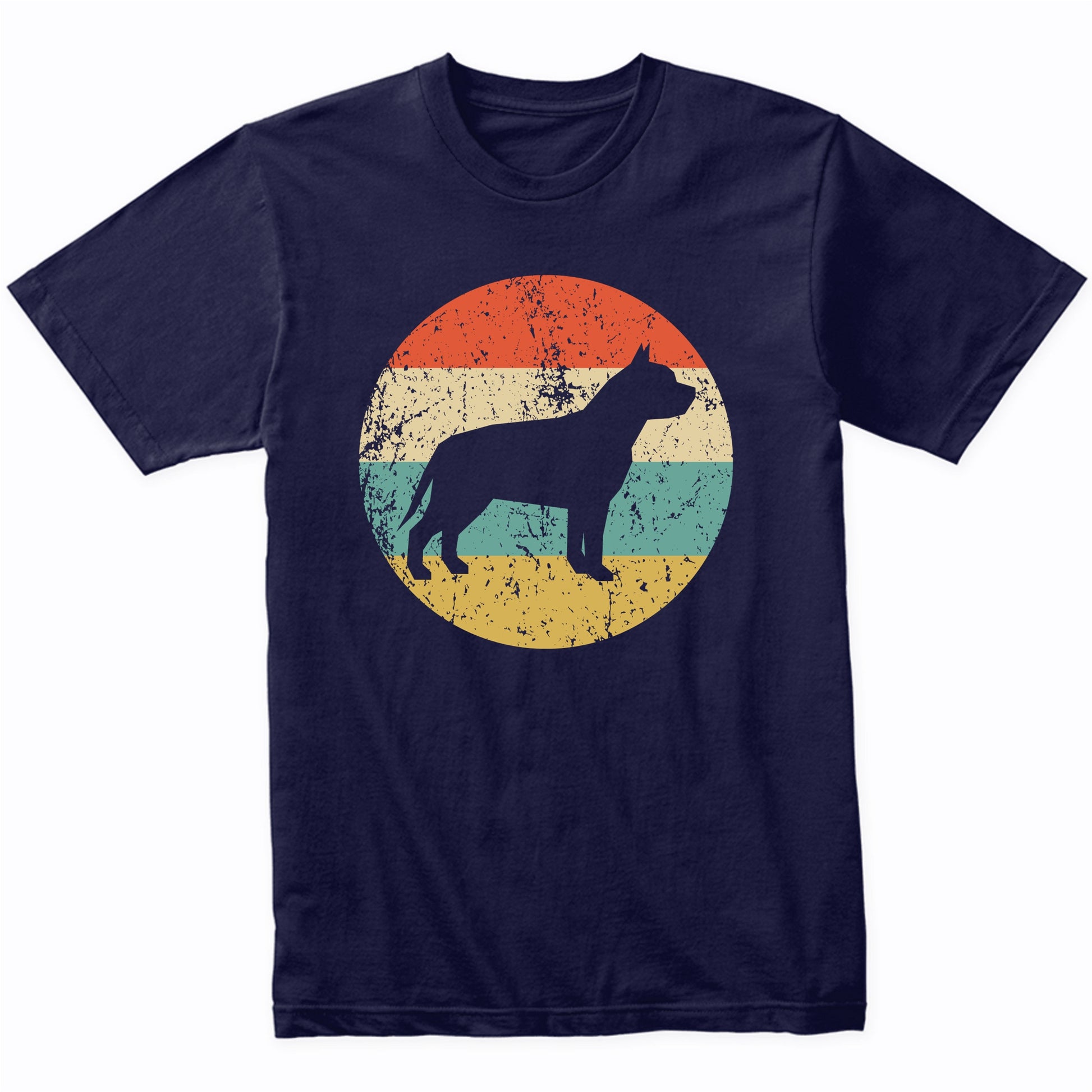 Pit Bull Retro Style Dog T-Shirt
