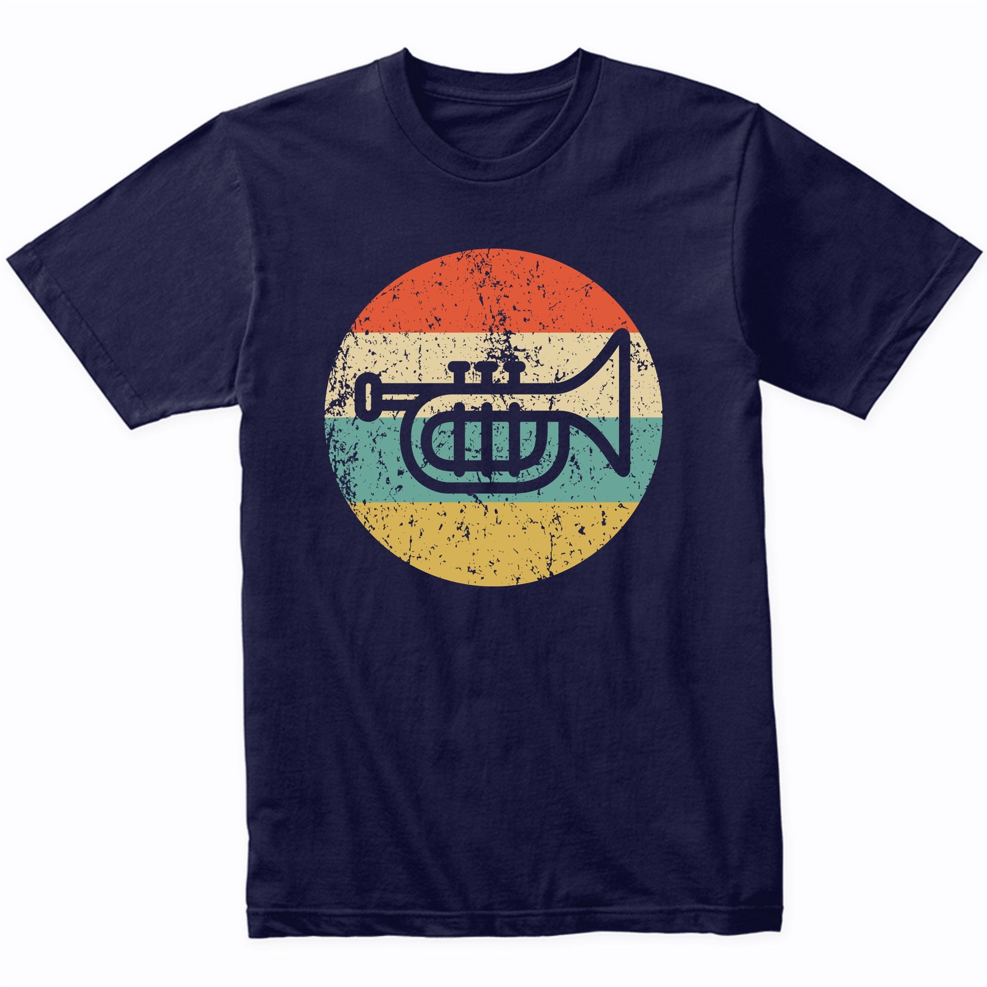 Trumpet Retro Style Music T-Shirt