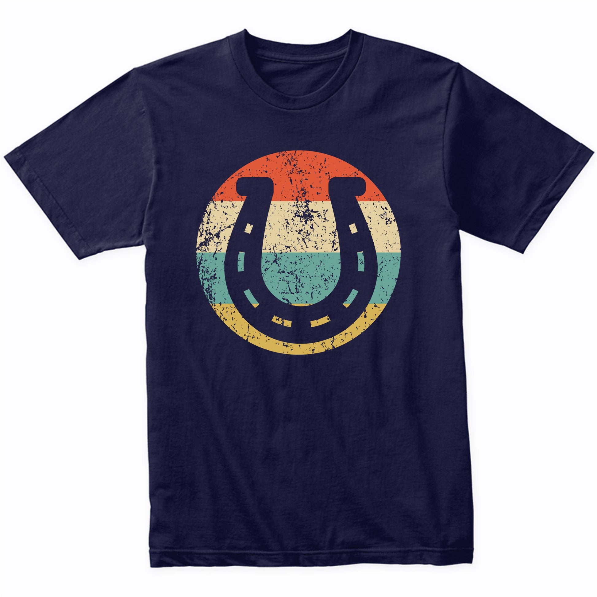 Horseshoe Retro Style Lucky T-Shirt