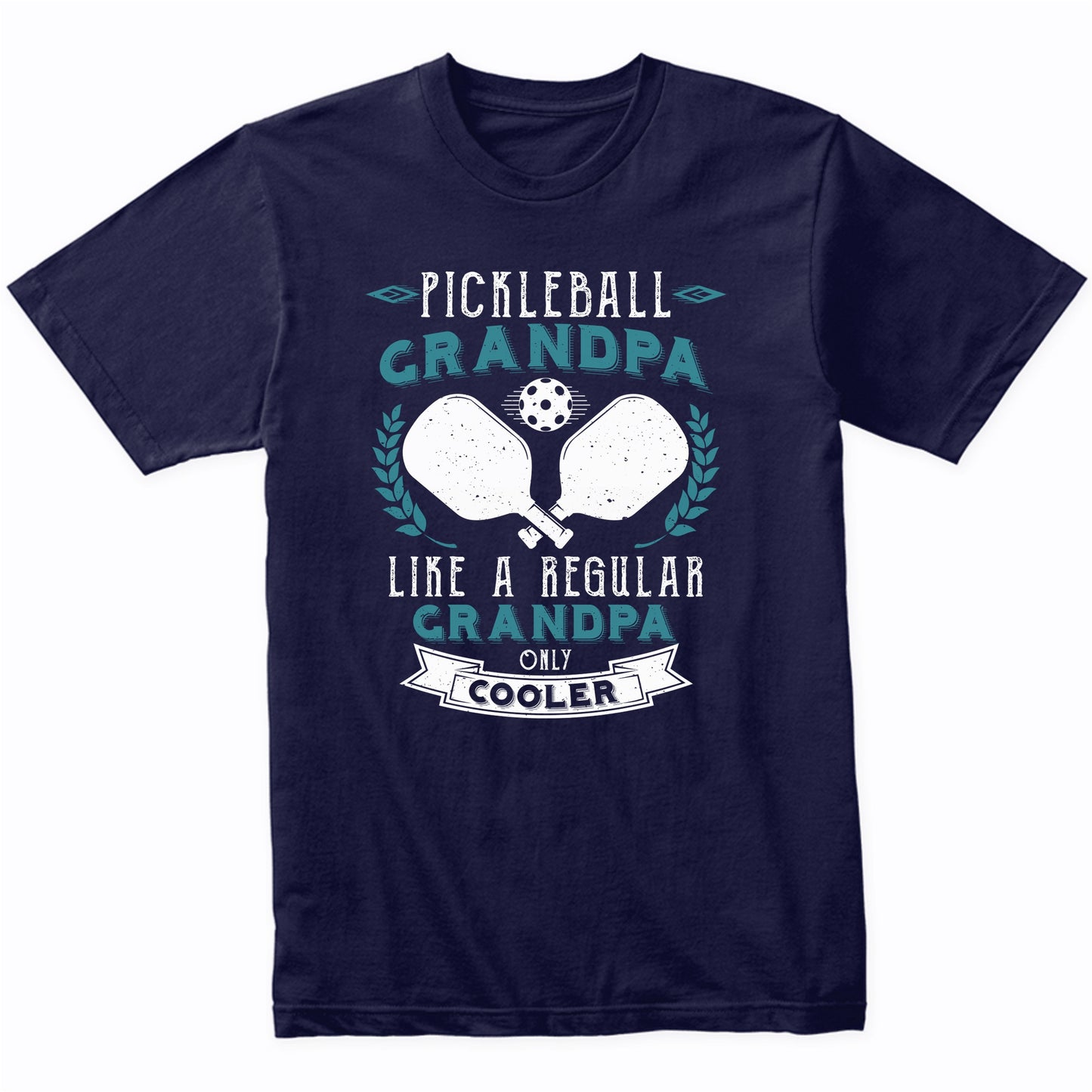 Pickleball Grandpa Like A Regular Grandpa Only Cooler T-Shirt
