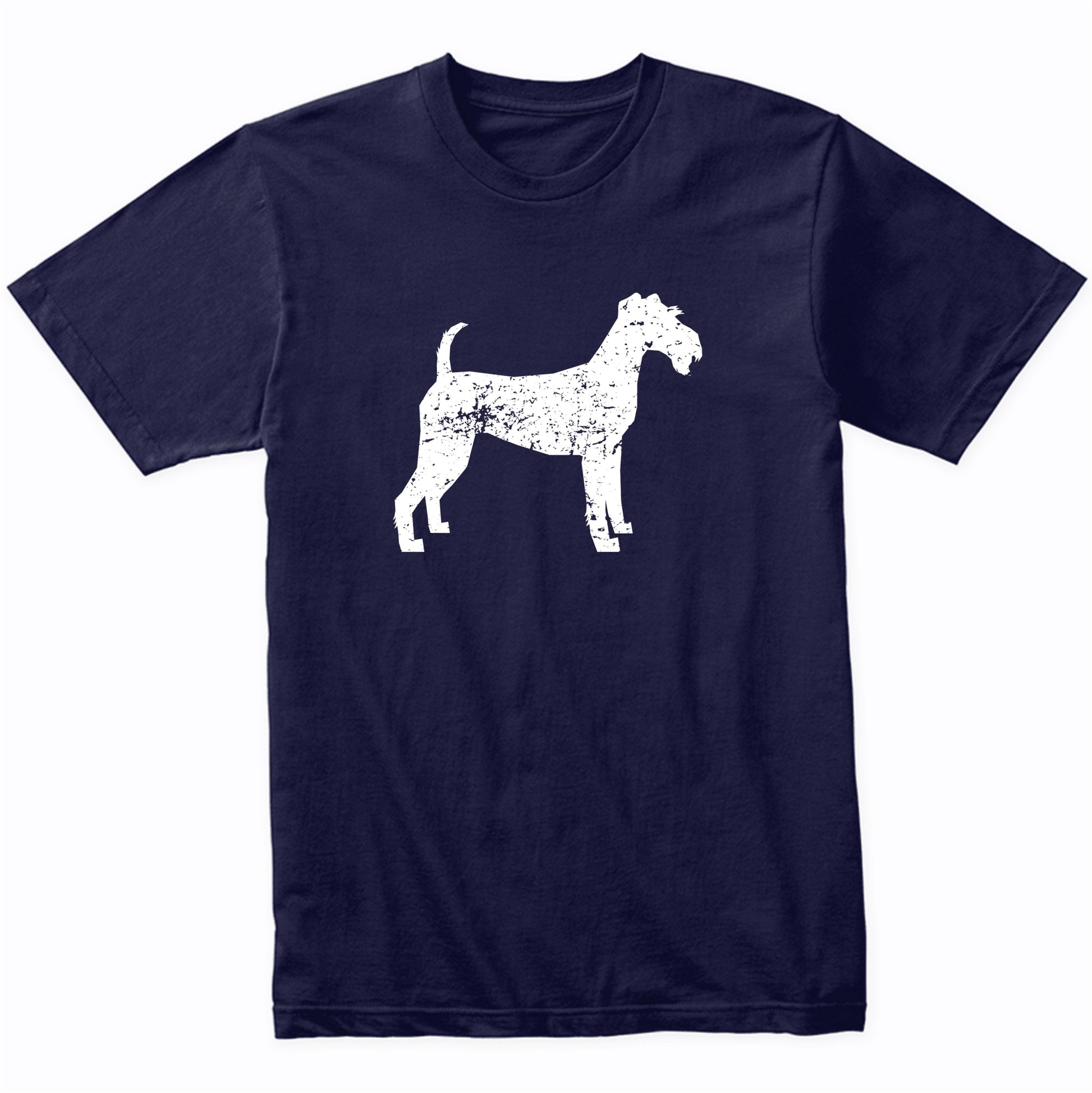 Distressed Irish Terrier Silhouette Dog Owner T-Shirt