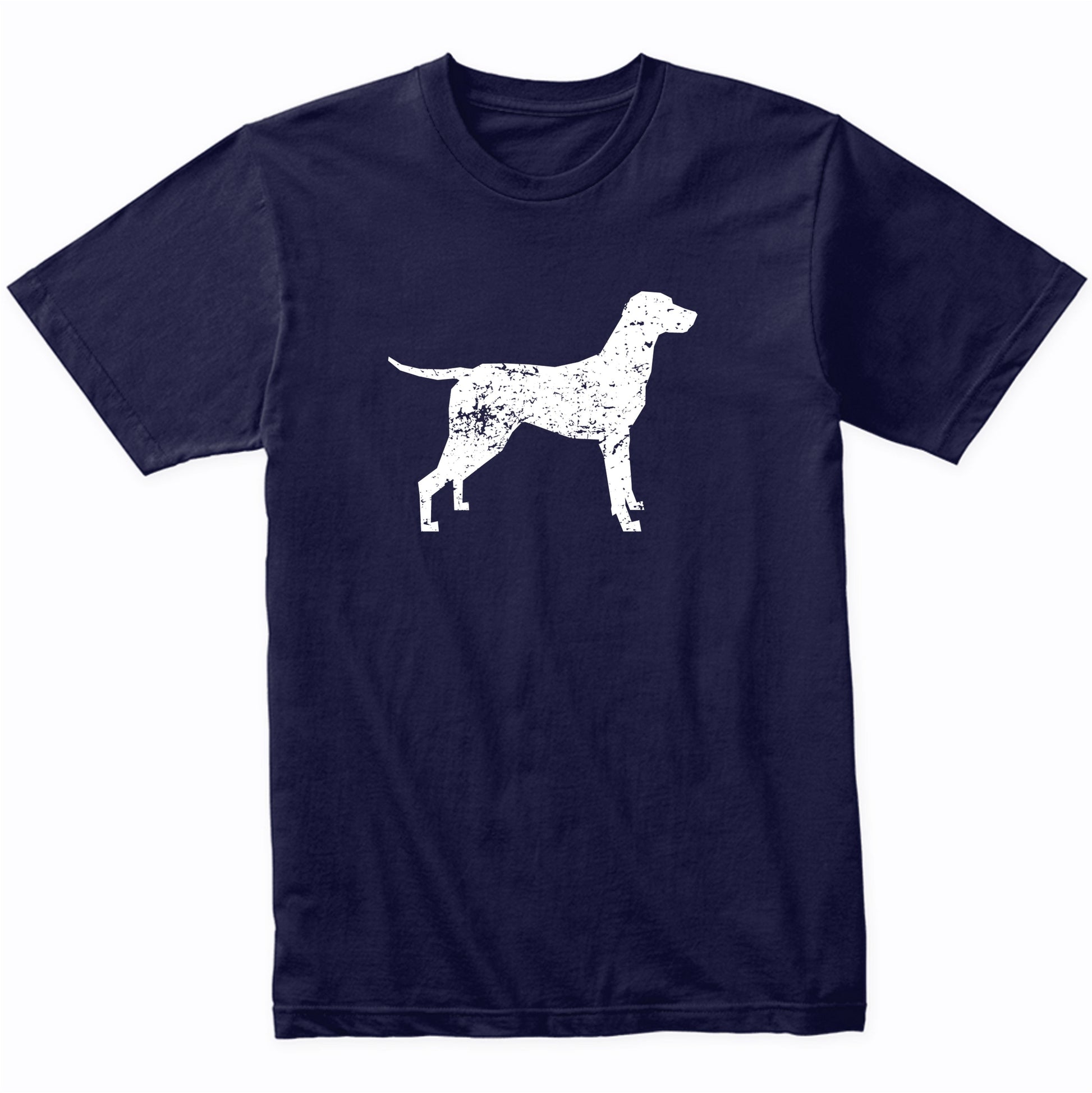 Distressed Vizsla Silhouette Dog Owner T-Shirt