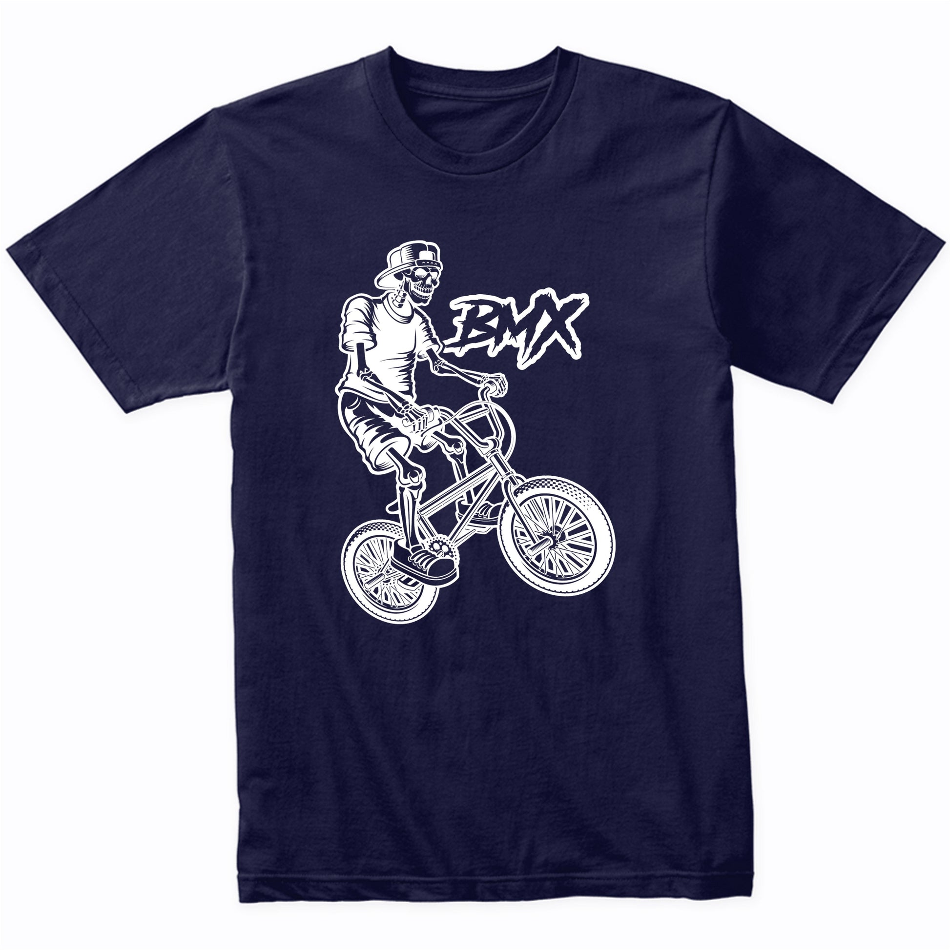 BMX Rider Skeleton Cool Bike T-Shirt