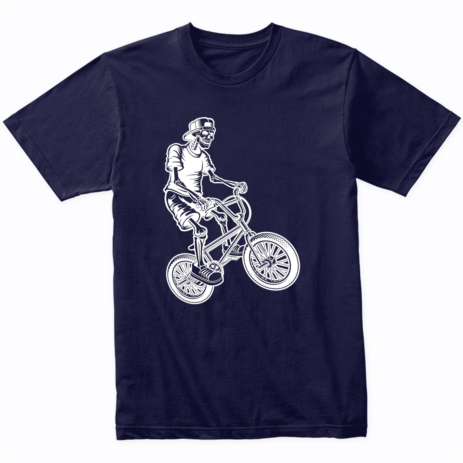 BMX Rider Skeleton Cool Bike T-Shirt