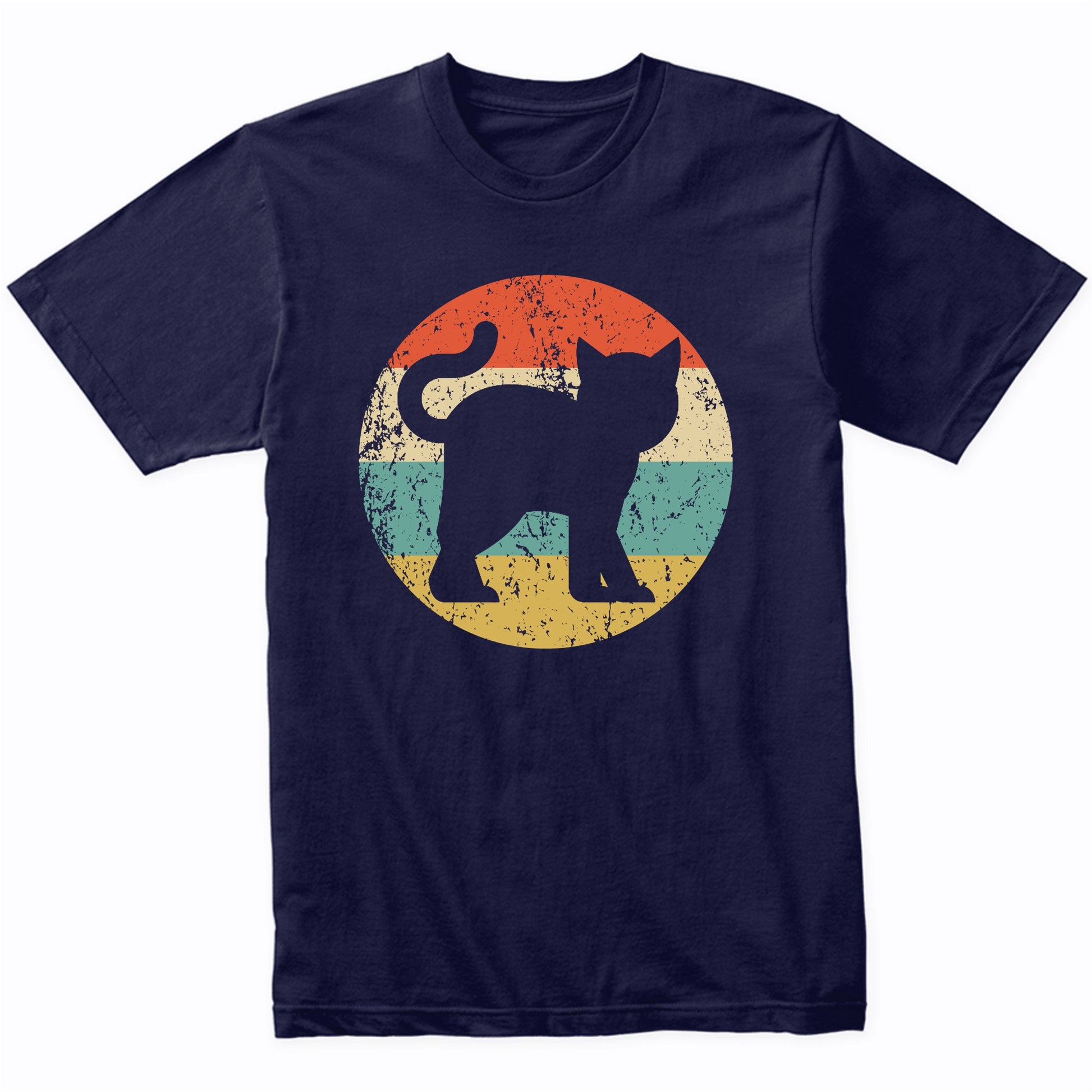 Cat Lover Retro Kitten Icon T-Shirt