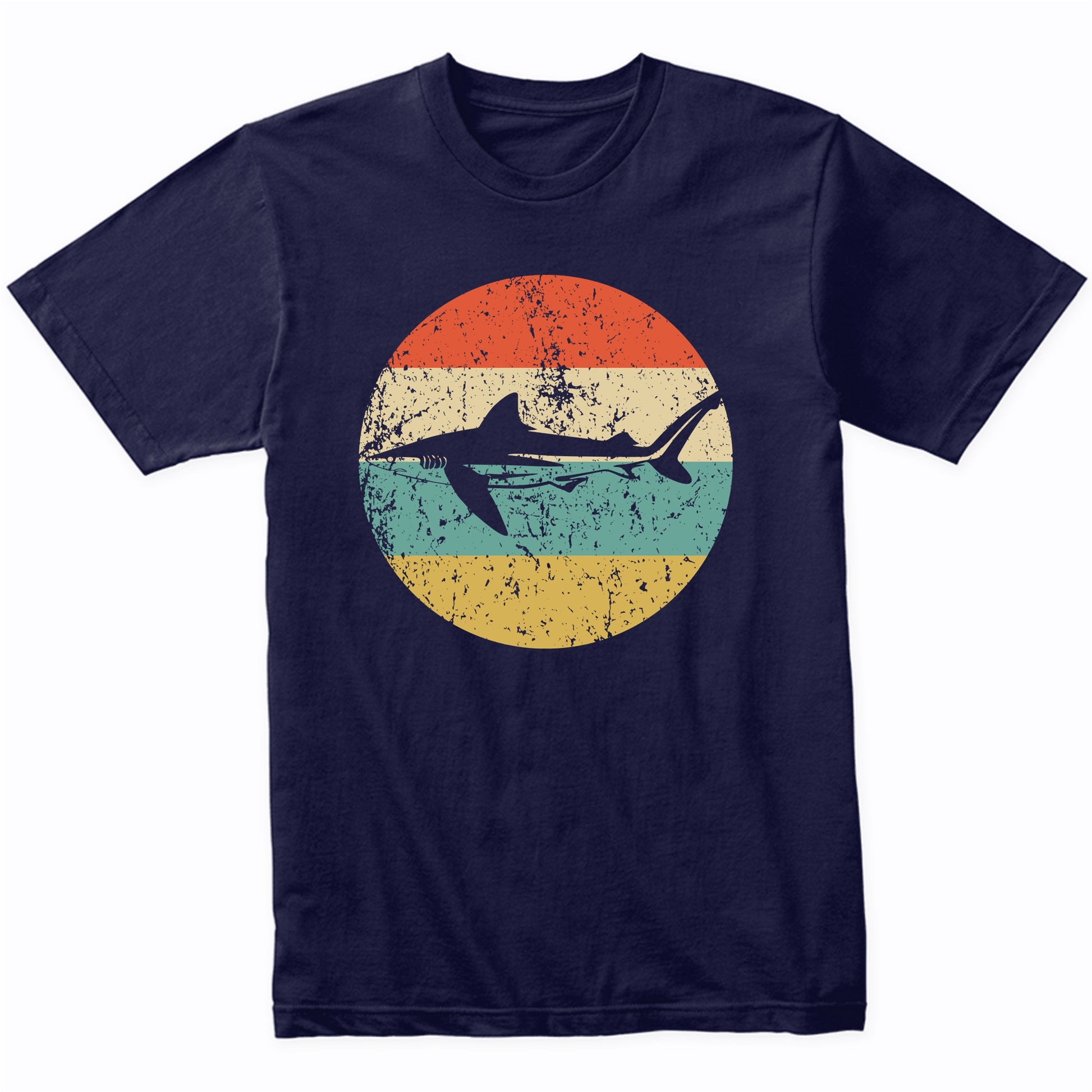 Tiger Shark Retro Shark Icon T-Shirt