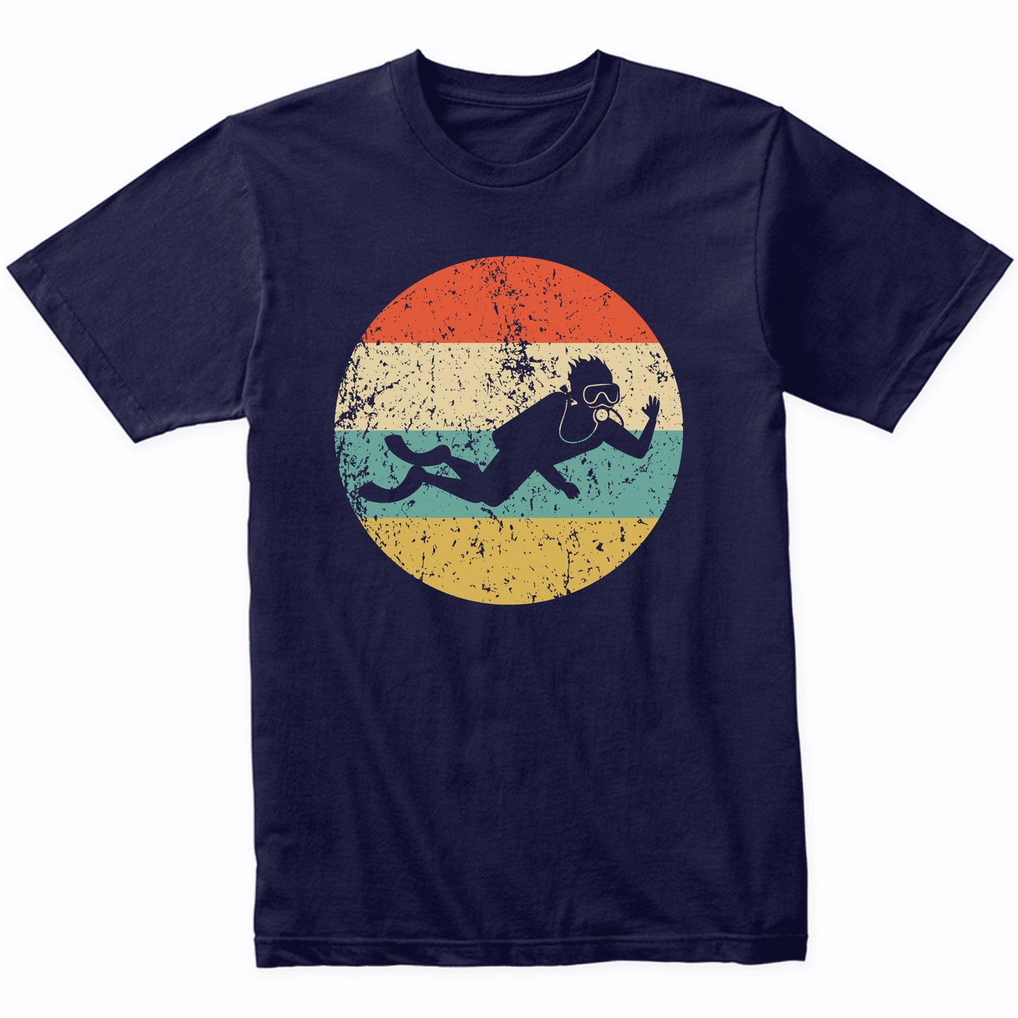 Scuba Diving Retro Scuba Diver Icon T-Shirt