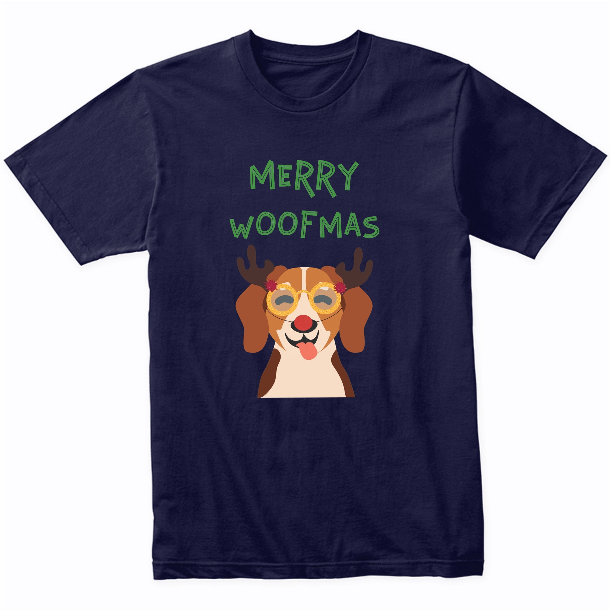 Merry Woofmas Funny Dog Lover Christmas T-Shirt
