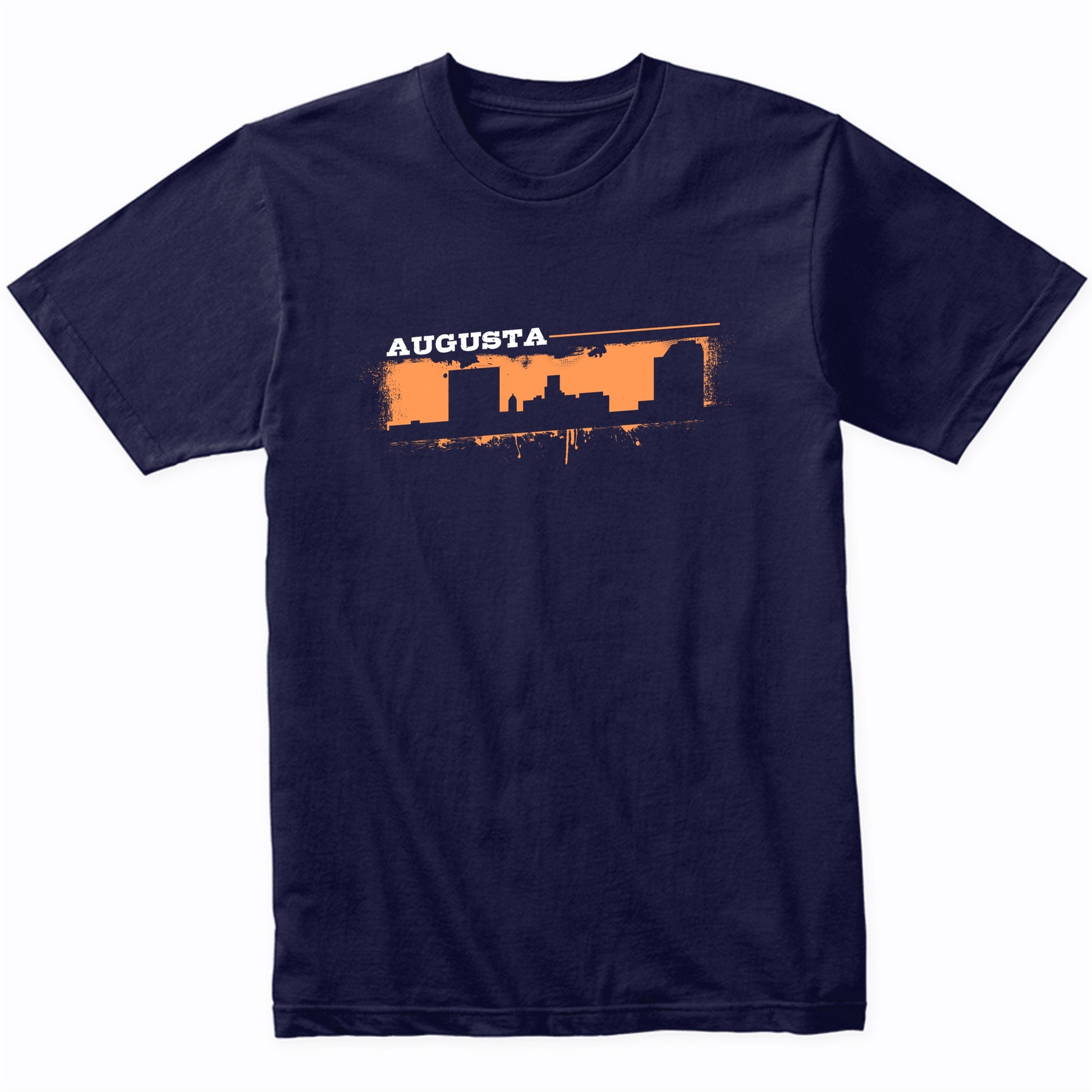 Augusta Georgia Skyline Retro Grafitti Style T-Shirt