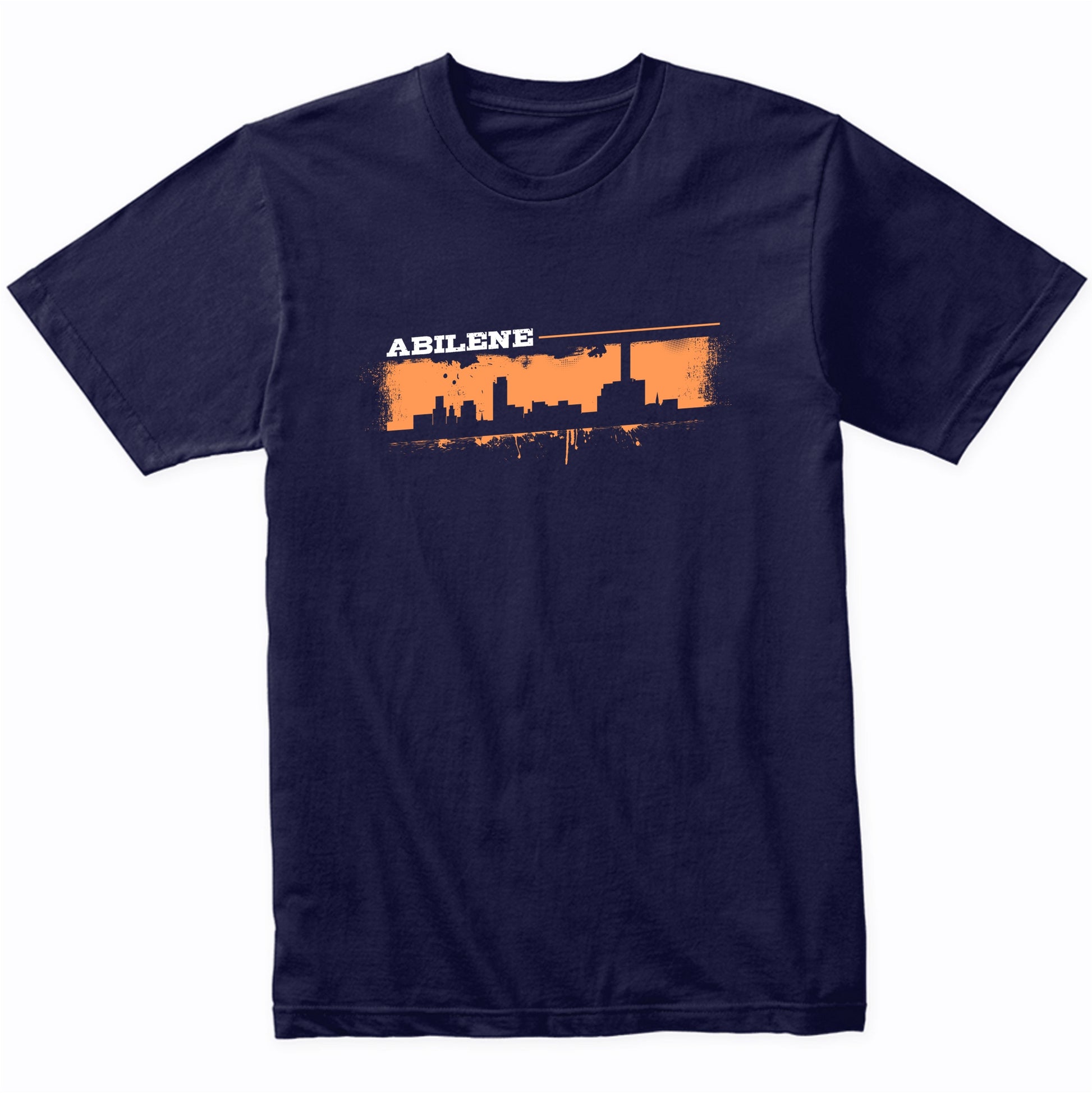 Abilene Texas Skyline Retro Grafitti Style T-Shirt