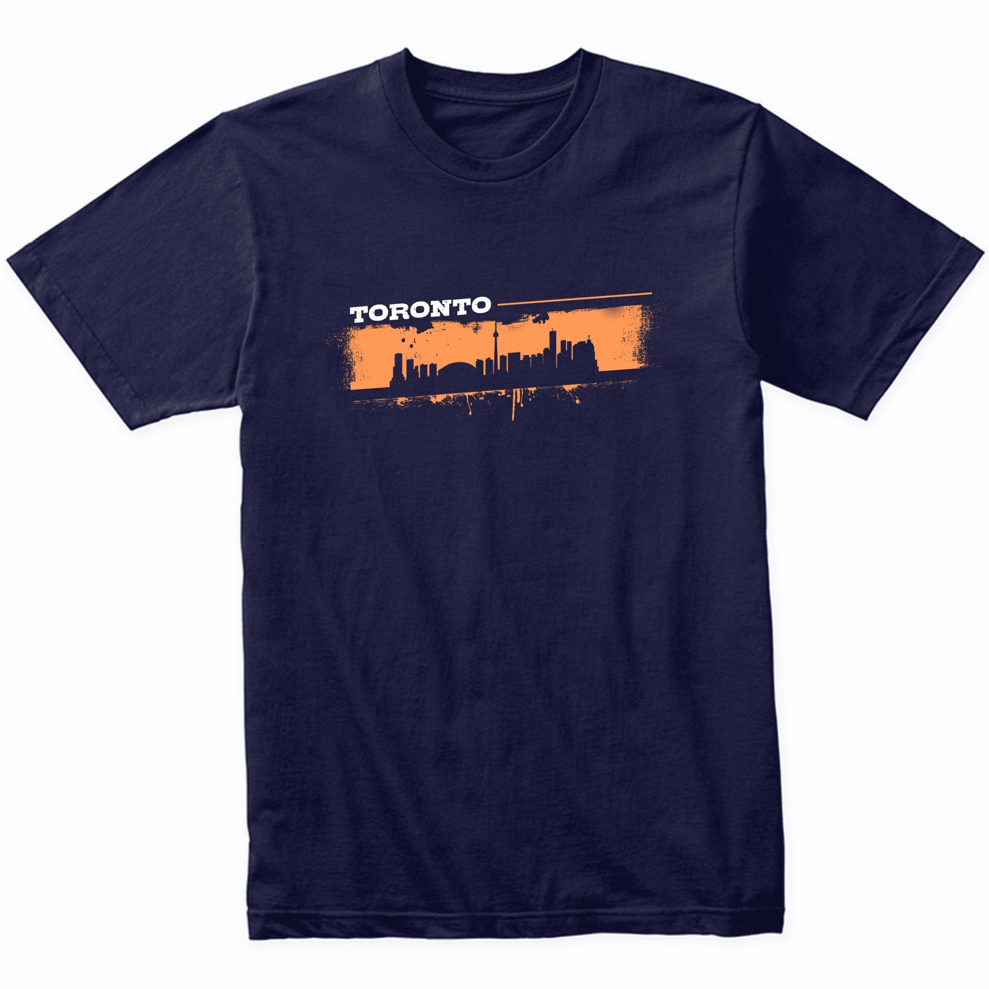 Toronto Ontario Canada Skyline Retro Grafitti Style T-Shirt