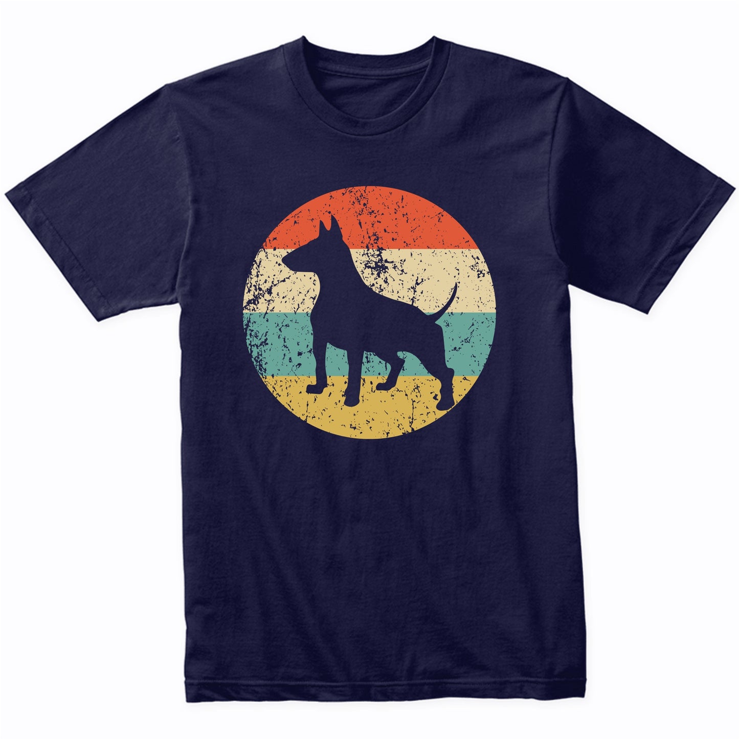 Retro Bull Terrier Dog Breed Icon T-Shirt