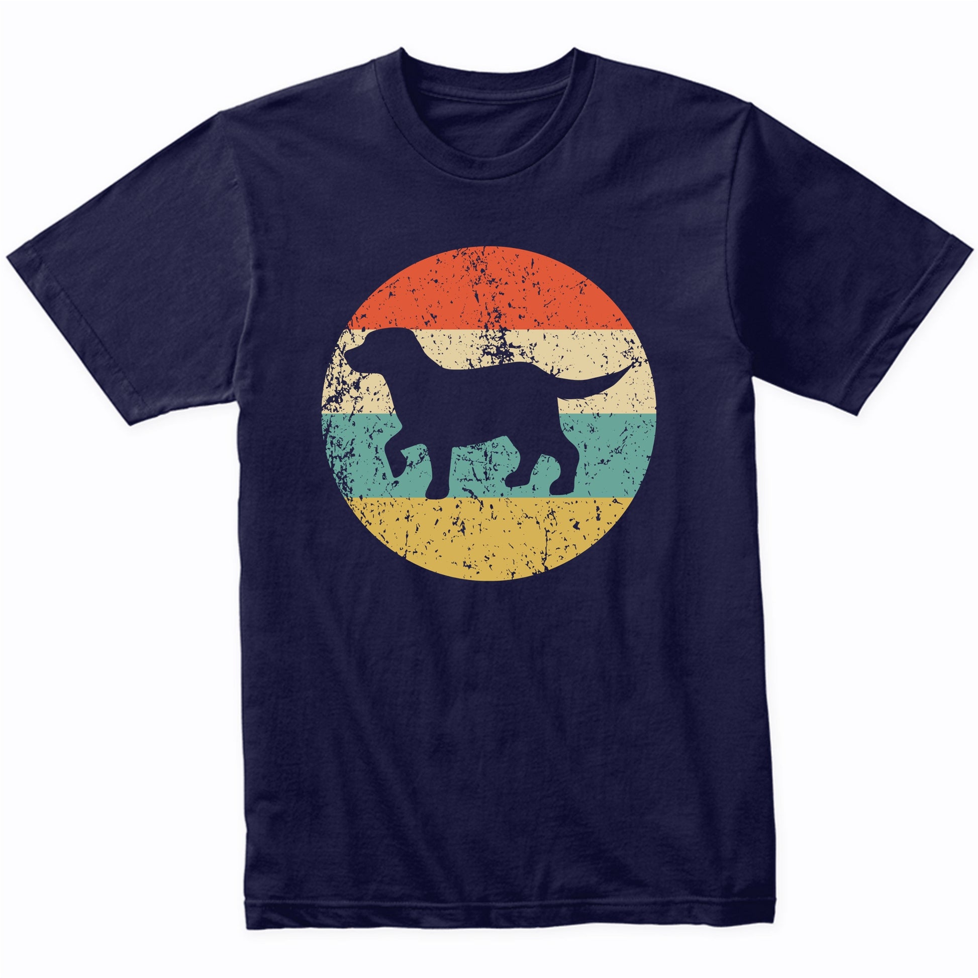Retro Labrador Retriever Dog Breed Icon T-Shirt