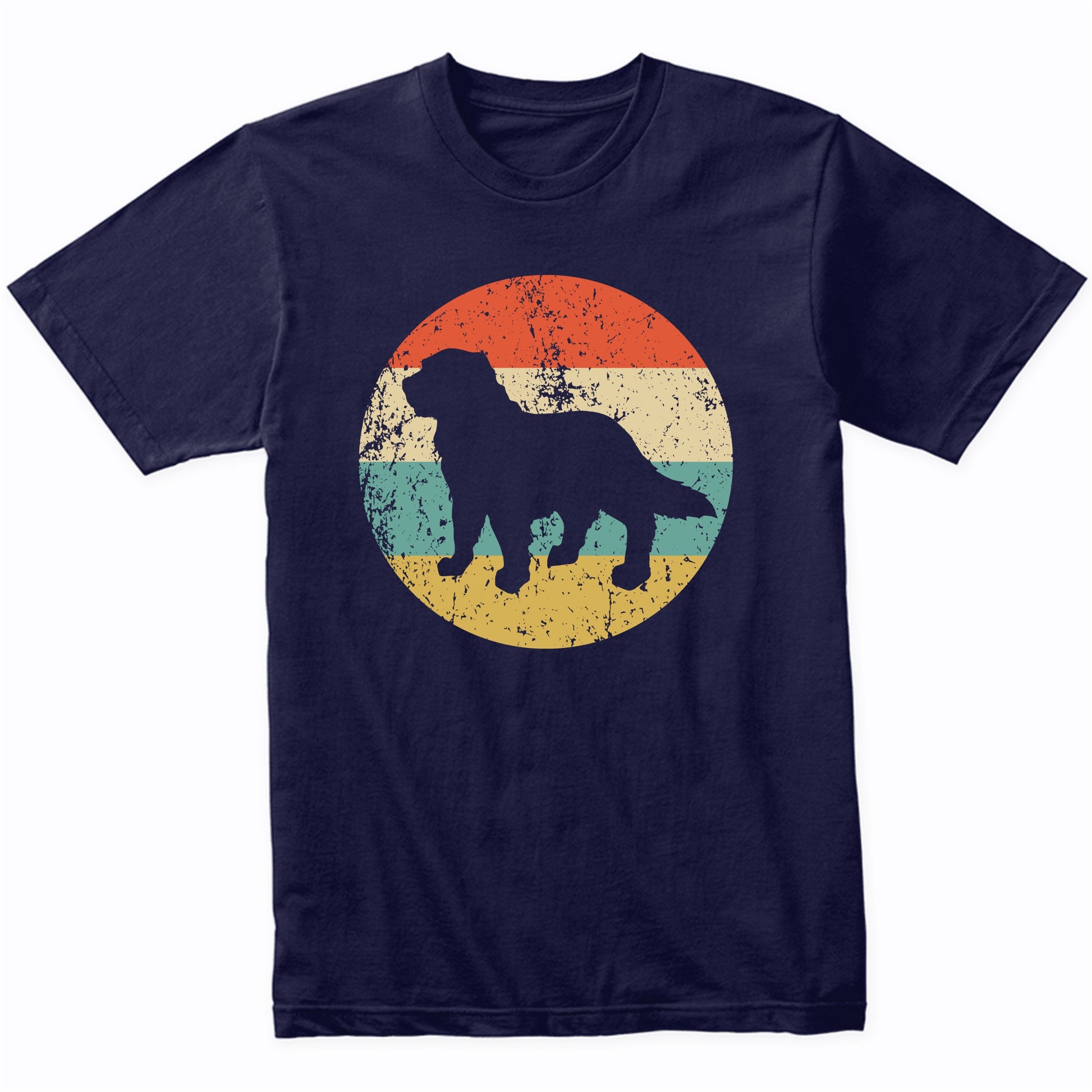 Retro Newfoundland Dog Breed Icon T-Shirt