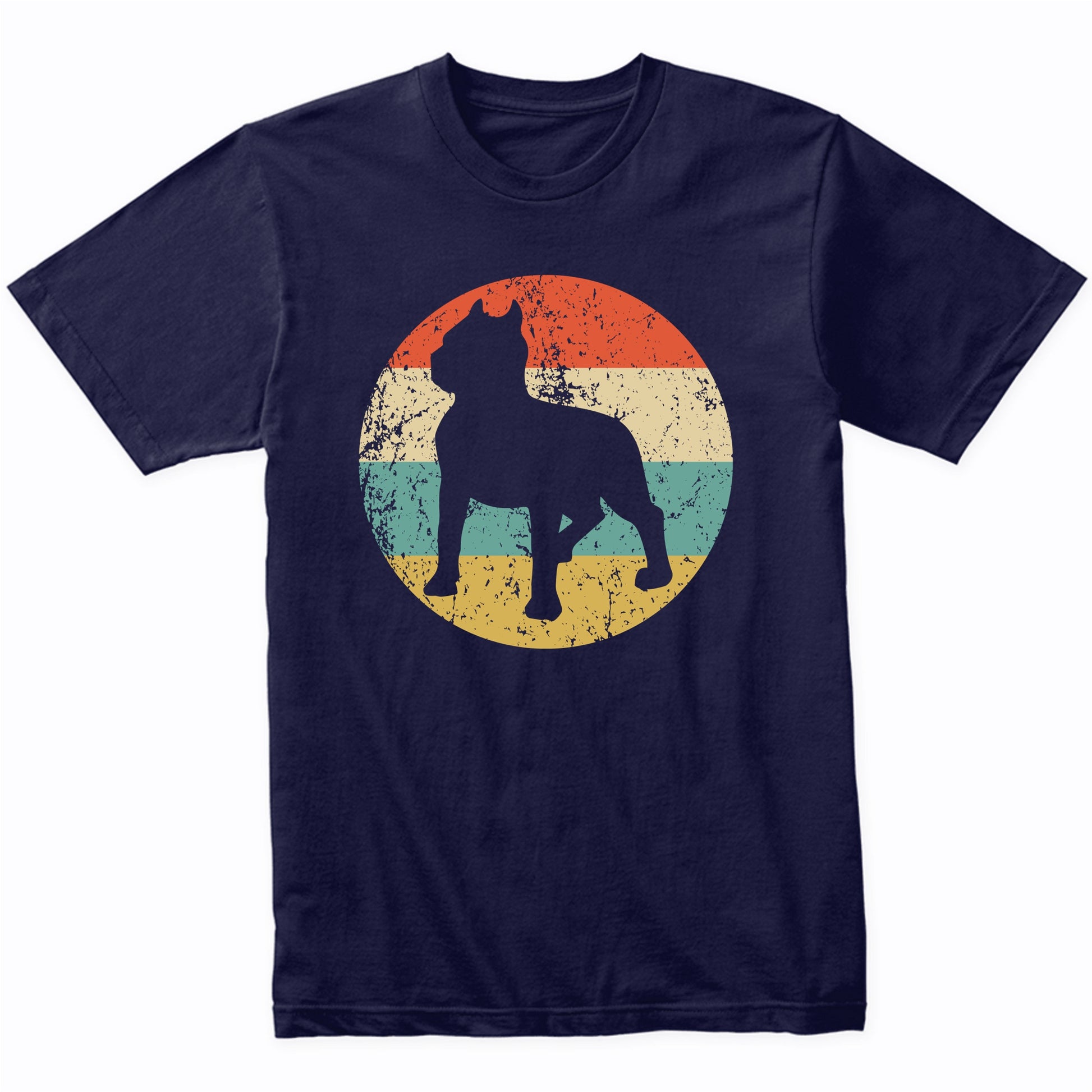 Retro Pit Bull Dog Breed Icon T-Shirt