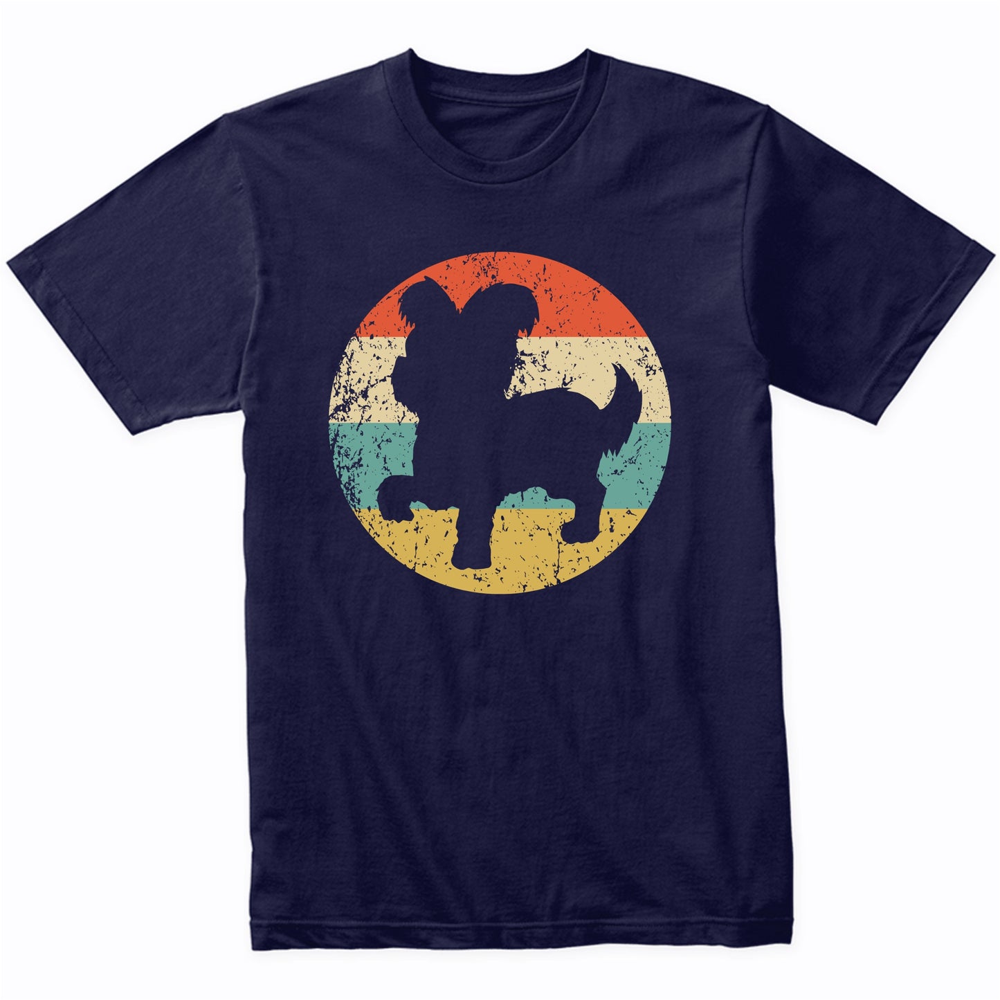 Retro Yorkshire Terrier Dog Breed Icon T-Shirt