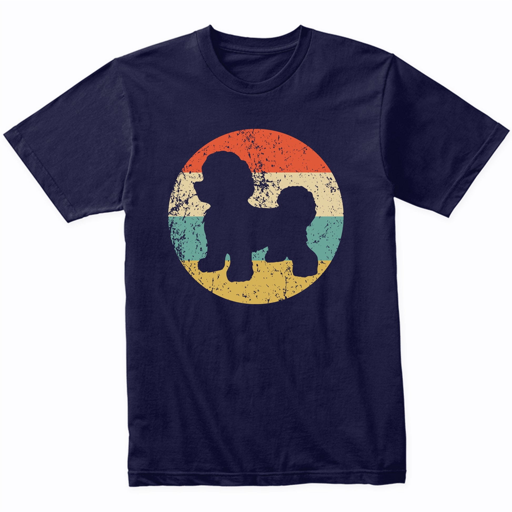 Retro Bichon Frise Dog Breed Icon T-Shirt