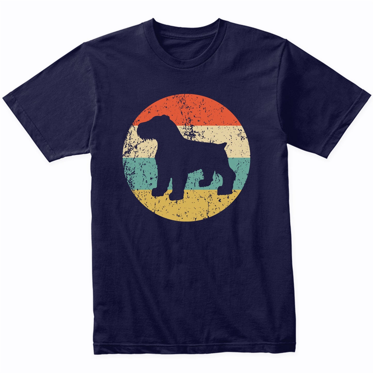 Retro Bouvier des Flandres Dog Breed Icon T-Shirt