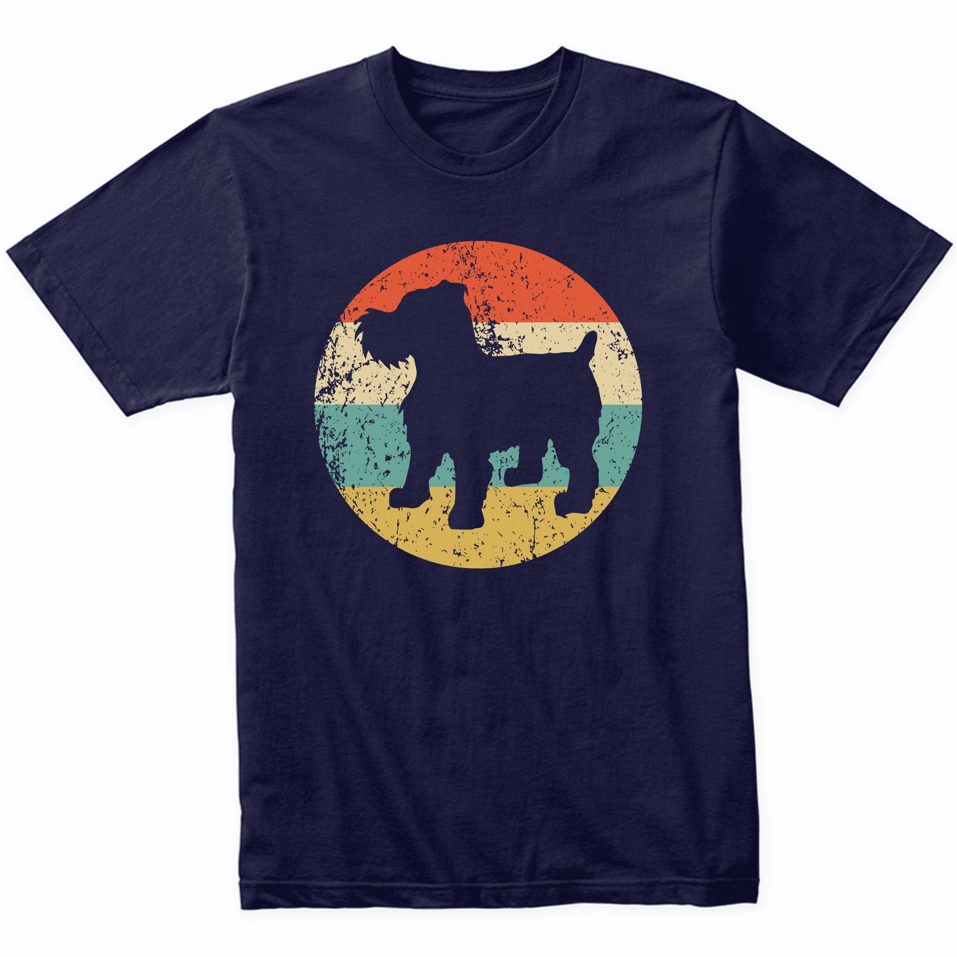 Retro Brussels Griffon Dog Breed Icon T-Shirt
