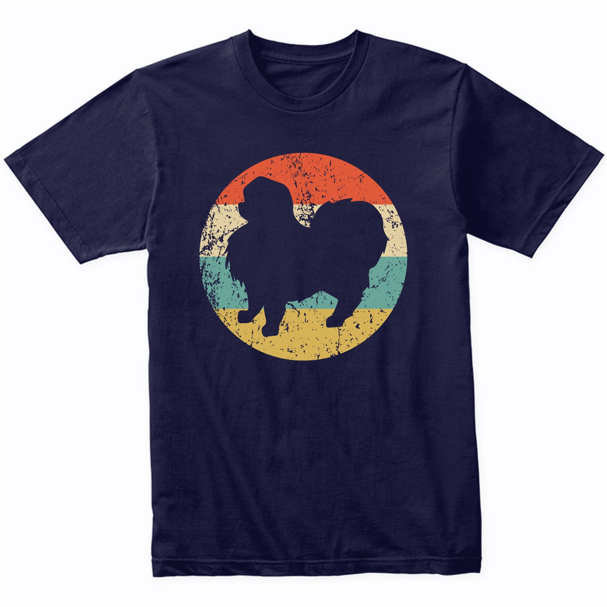 Retro Japanese Chin Dog Breed Icon T-Shirt