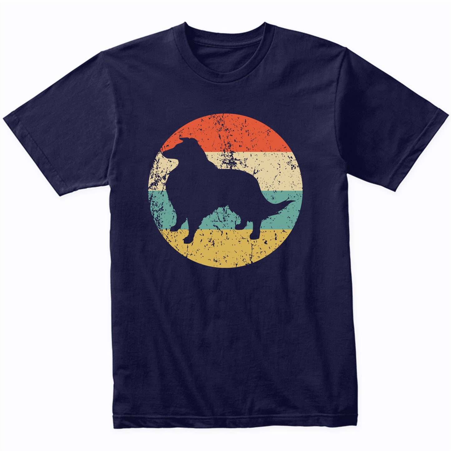 Retro Shetland Sheepdog Dog Breed Icon T-Shirt