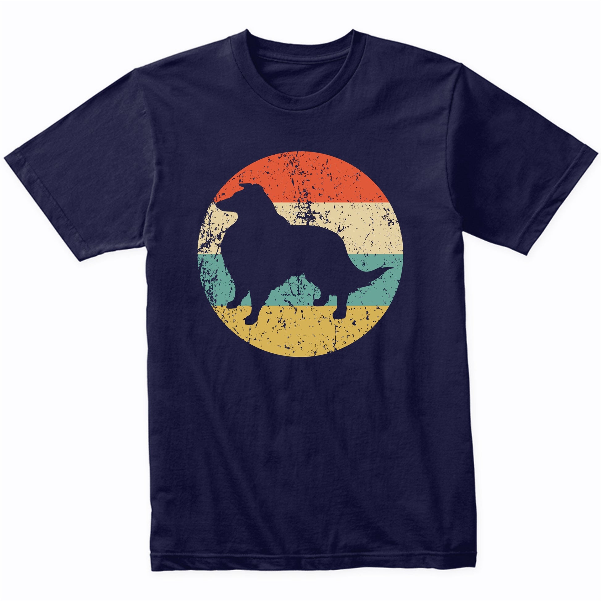 Retro Shetland Sheepdog Dog Breed Icon T-Shirt