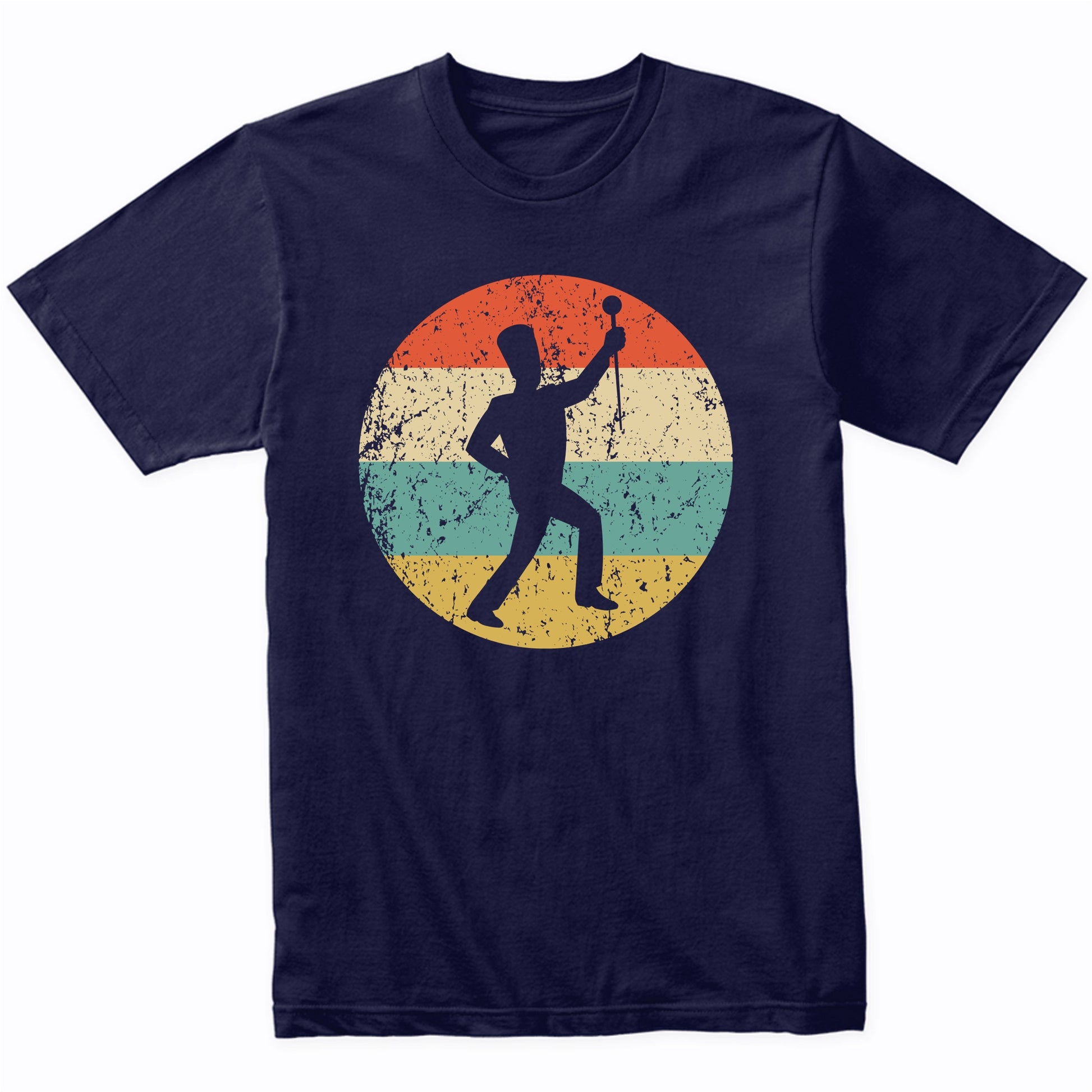 Marching Band Shirt - Retro Drum Major Icon T-Shirt