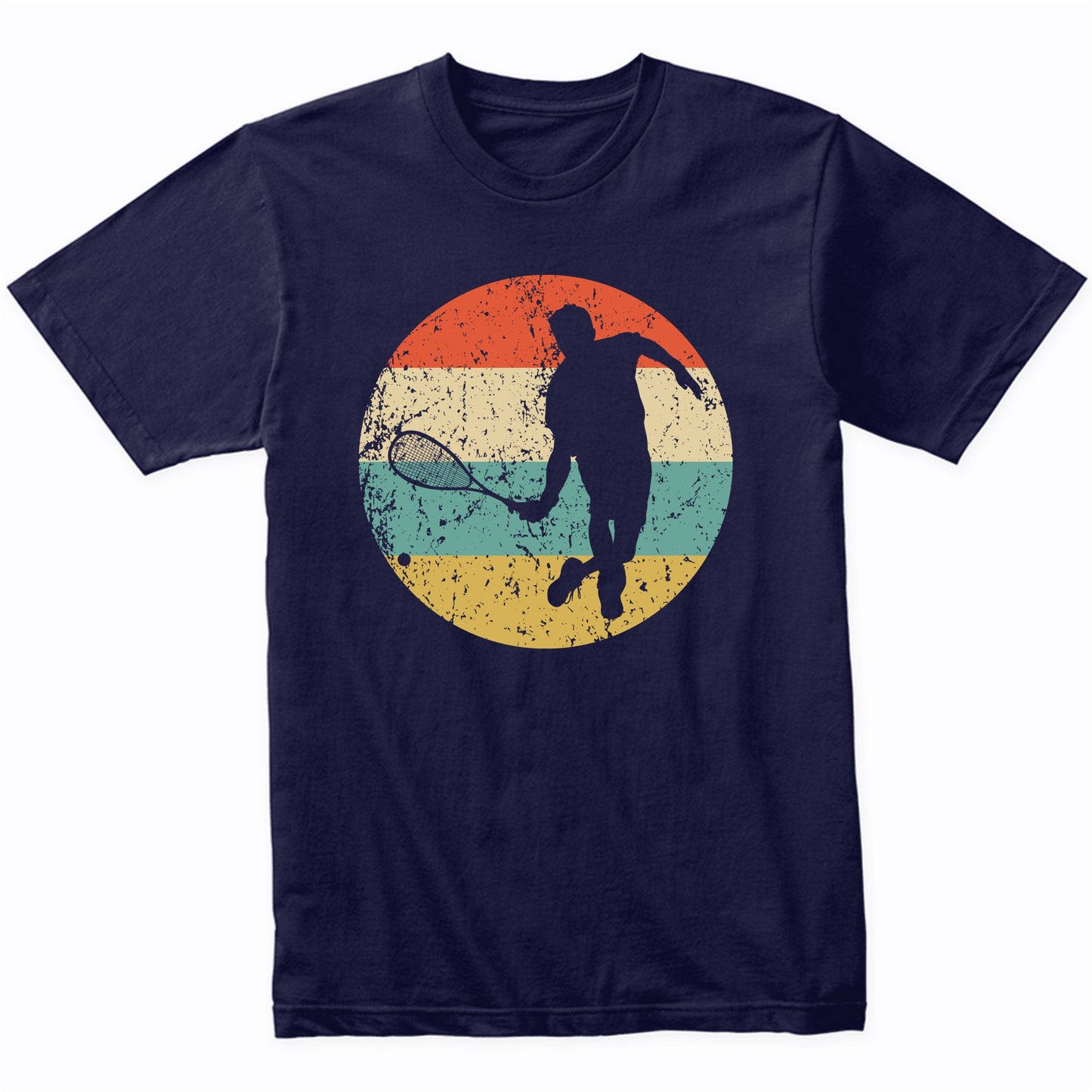 Squash Shirt - Retro Squash Player Icon T-Shirt