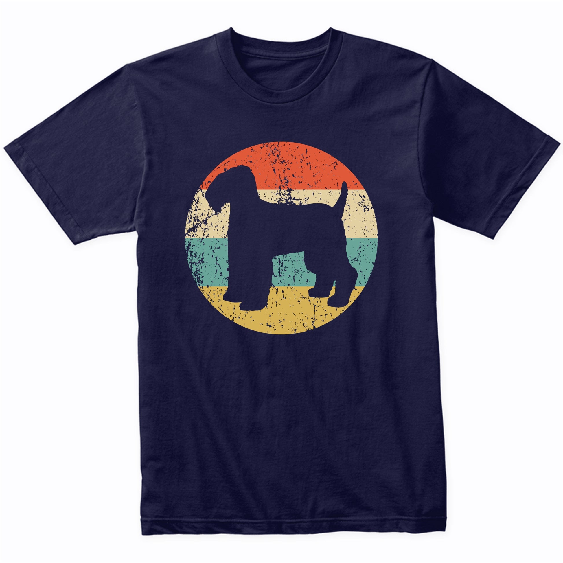 Retro Kerry Blue Terrier Dog Breed Icon T-Shirt