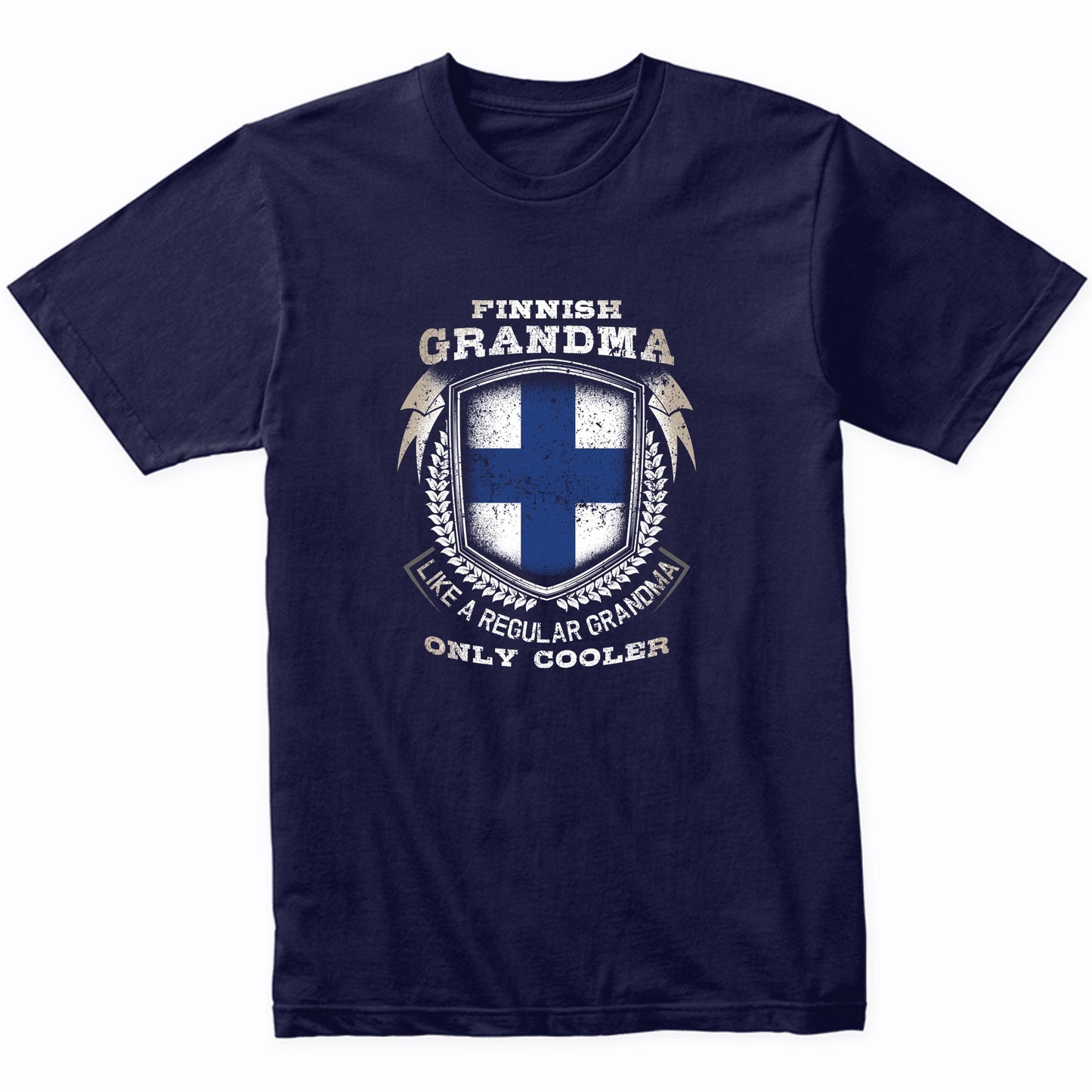 Finnish Grandma Like A Regular Grandma Only Cooler Funny T-Shirt