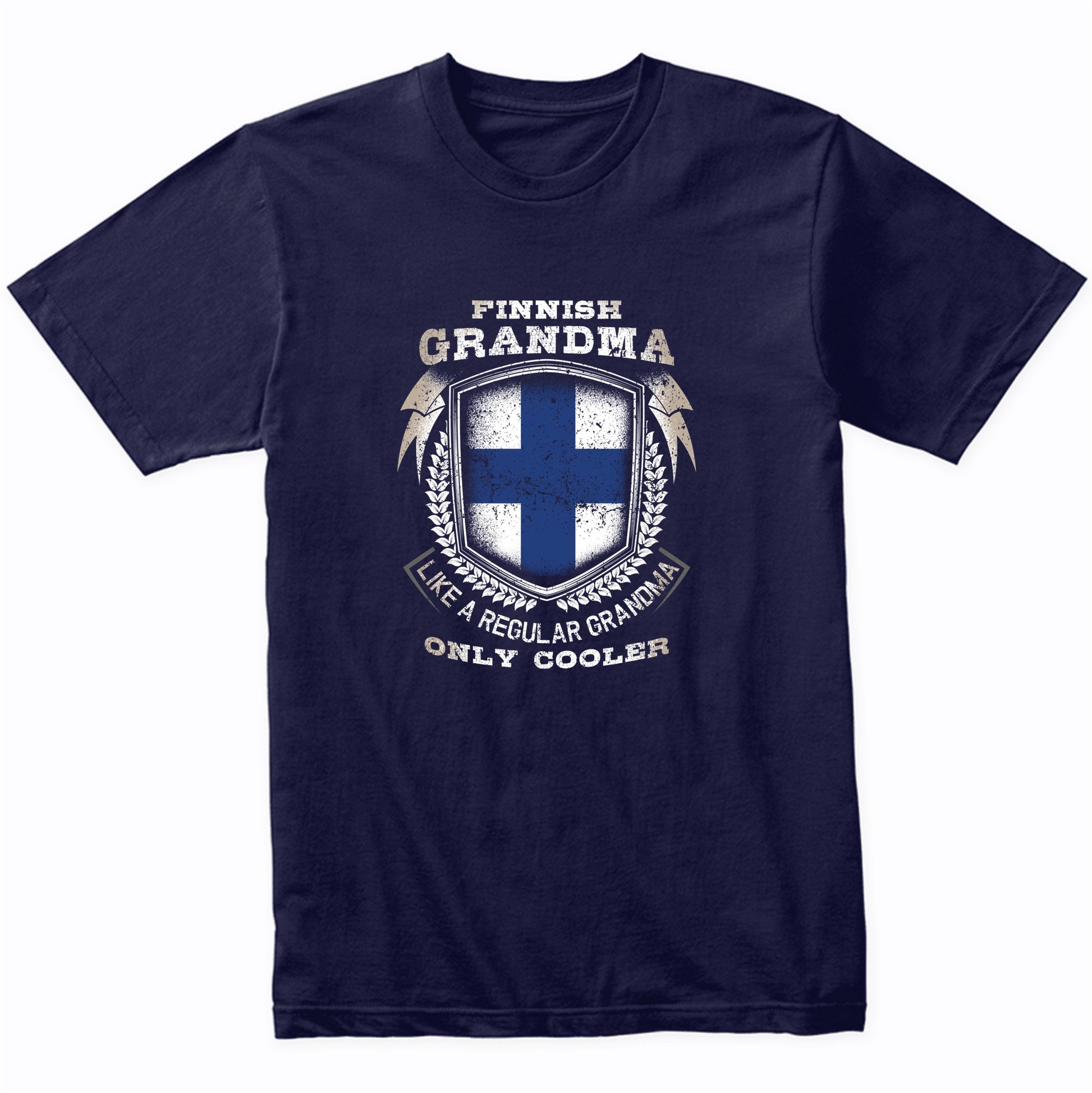 Finnish Grandma Like A Regular Grandma Only Cooler Funny T-Shirt