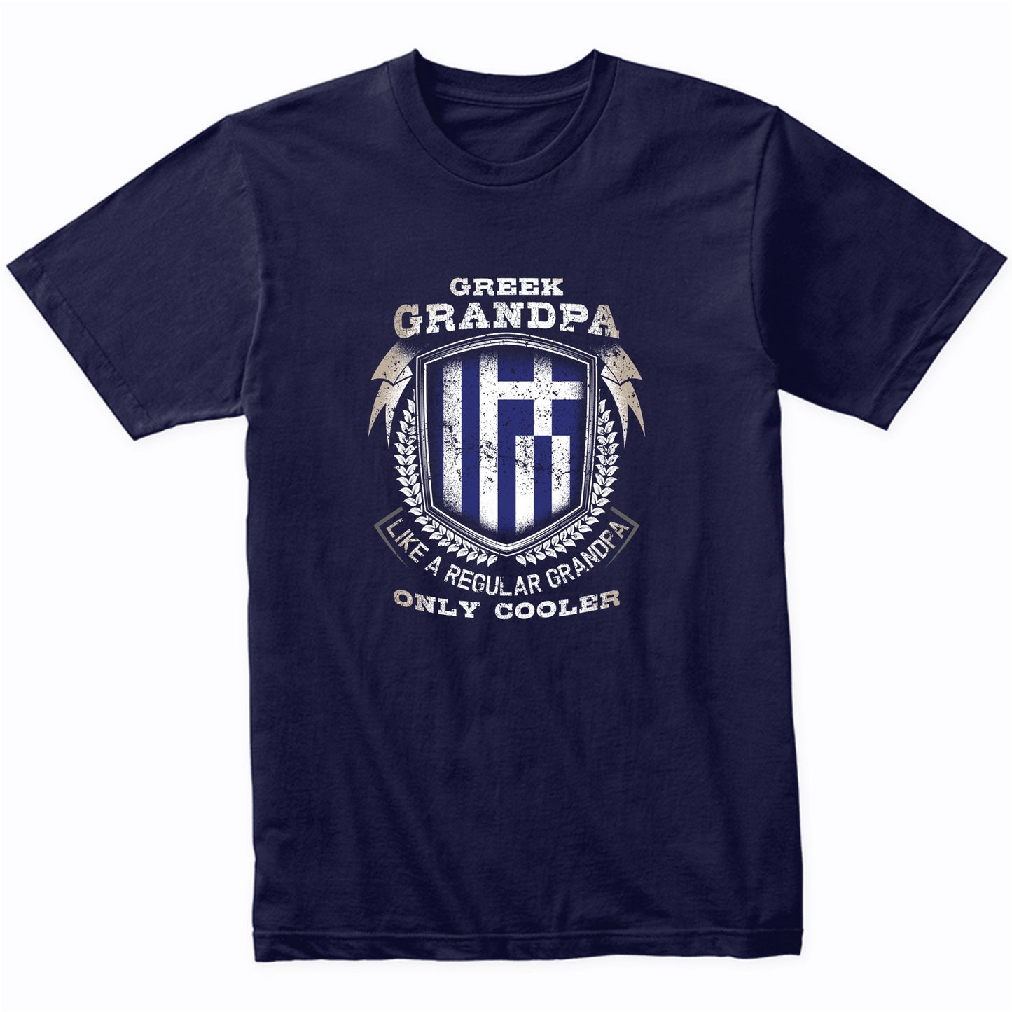 Greek Grandma Like A Regular Grandma Only Cooler Funny T-Shirt
