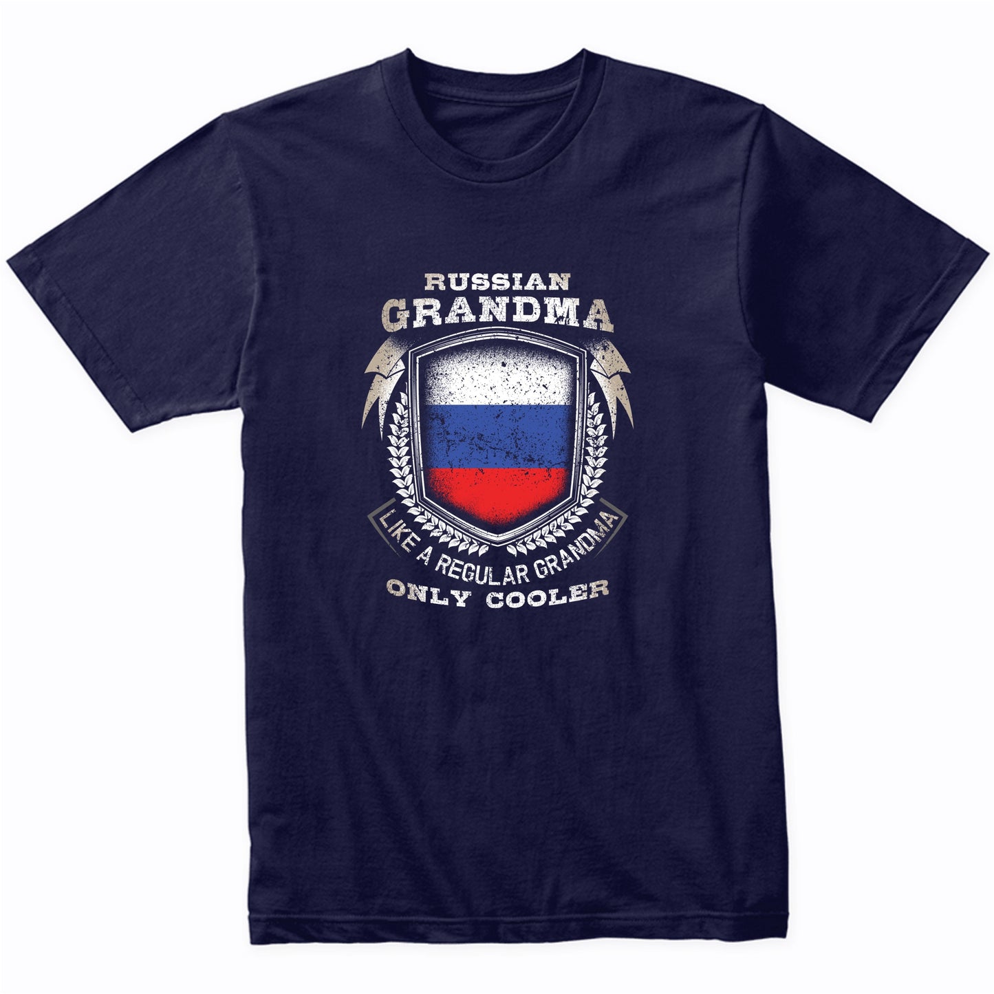Russian Grandma Like A Regular Grandma Only Cooler Funny T-Shirt
