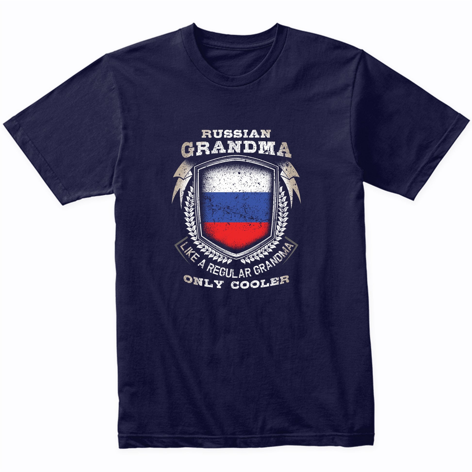 Russian Grandma Like A Regular Grandma Only Cooler Funny T-Shirt