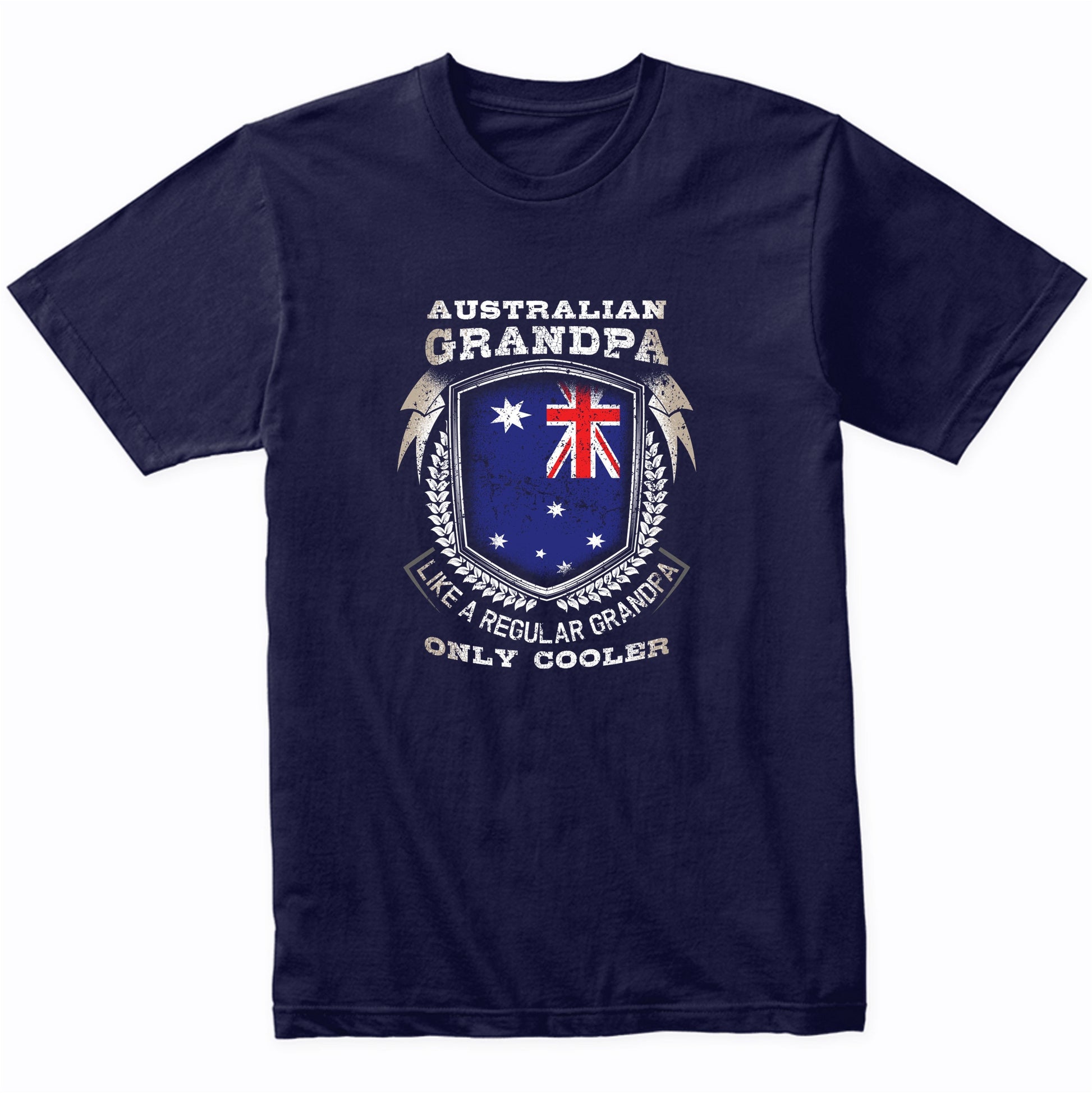 Australian Grandpa Like A Regular Grandpa Only Cooler Funny T-Shirt