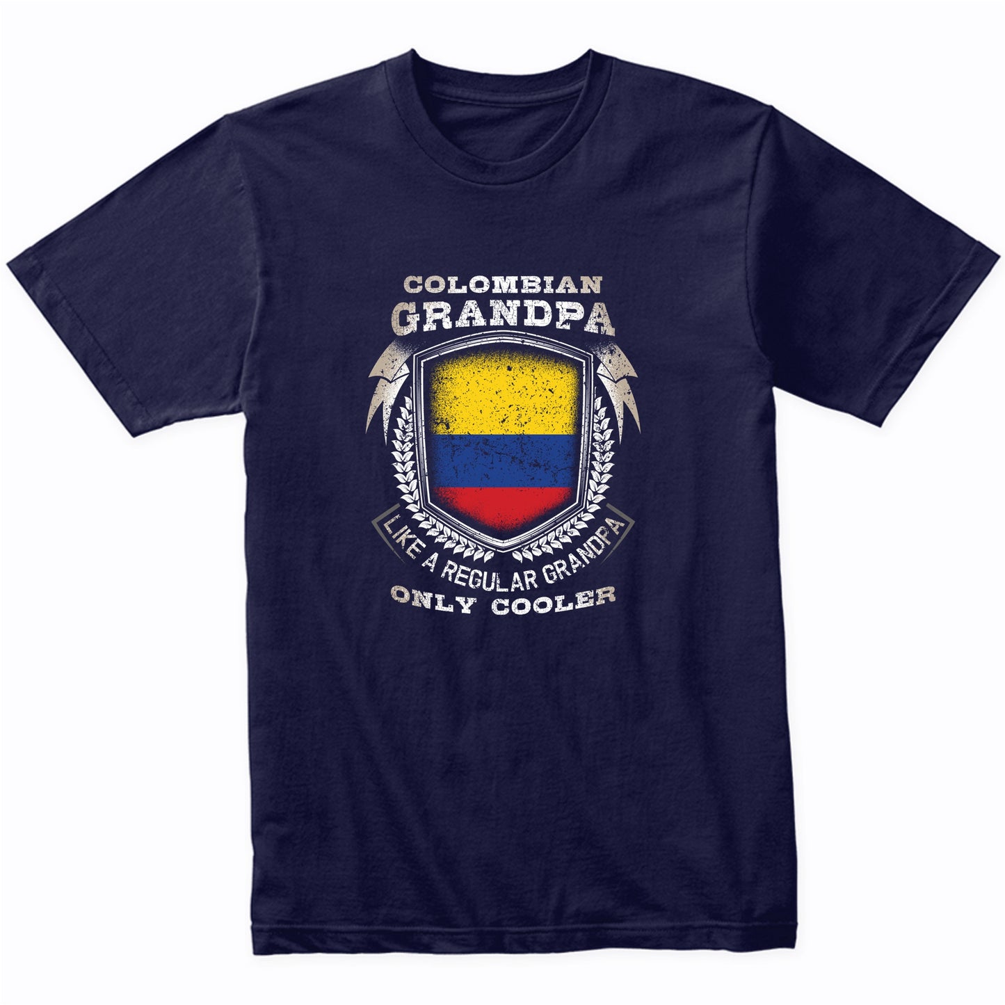 Colombian Grandpa Like A Regular Grandpa Only Cooler Funny T-Shirt