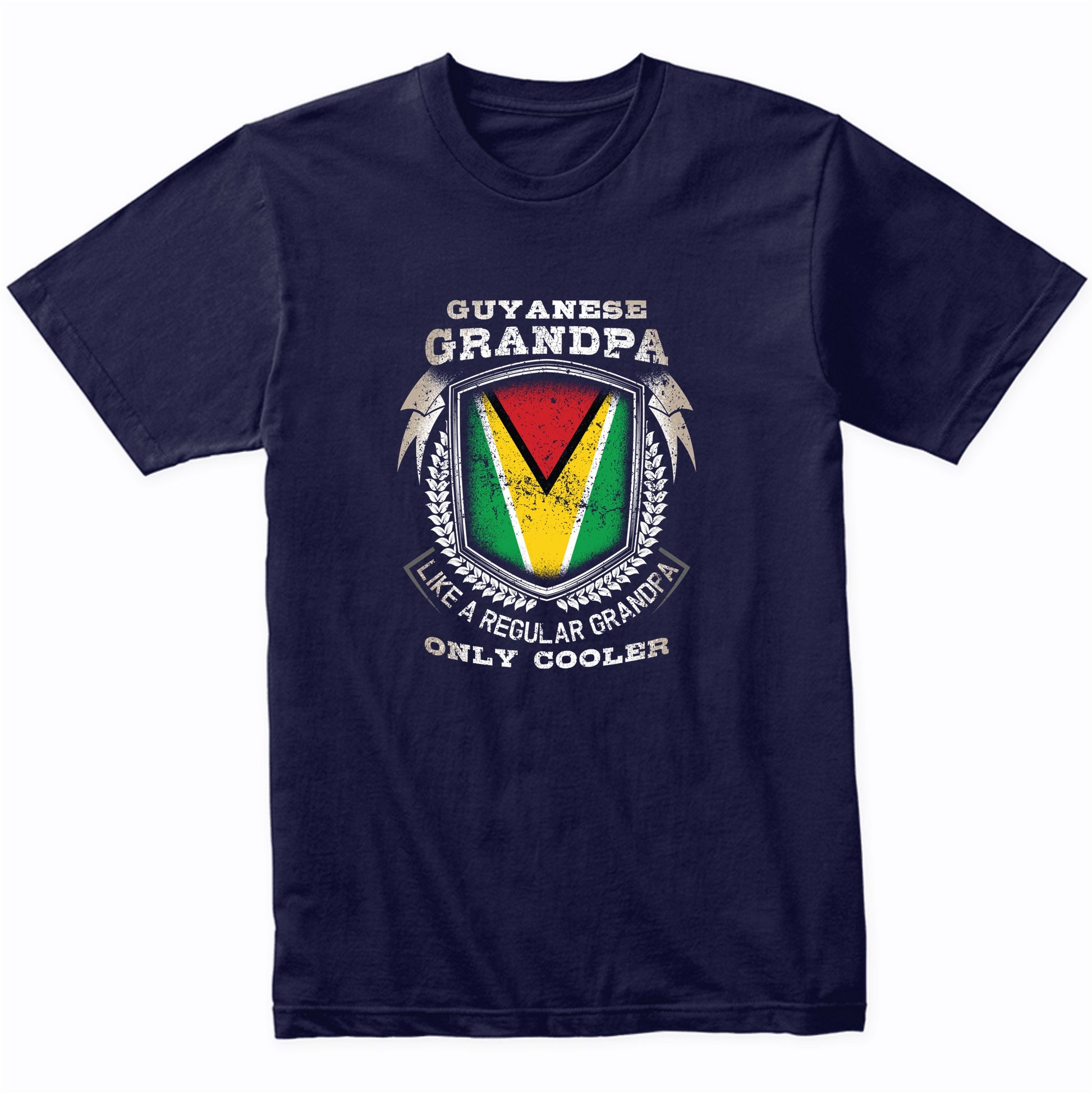 Guyanese Grandpa Like A Regular Grandpa Only Cooler Funny T-Shirt