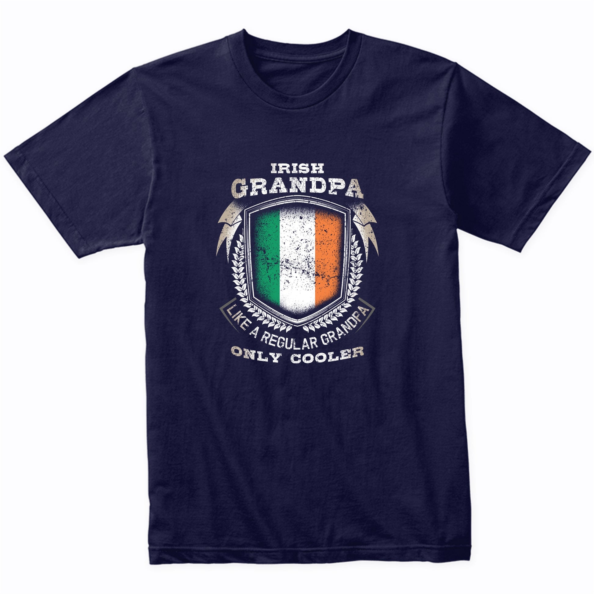 Irish Grandpa Like A Regular Grandpa Only Cooler Funny T-Shirt