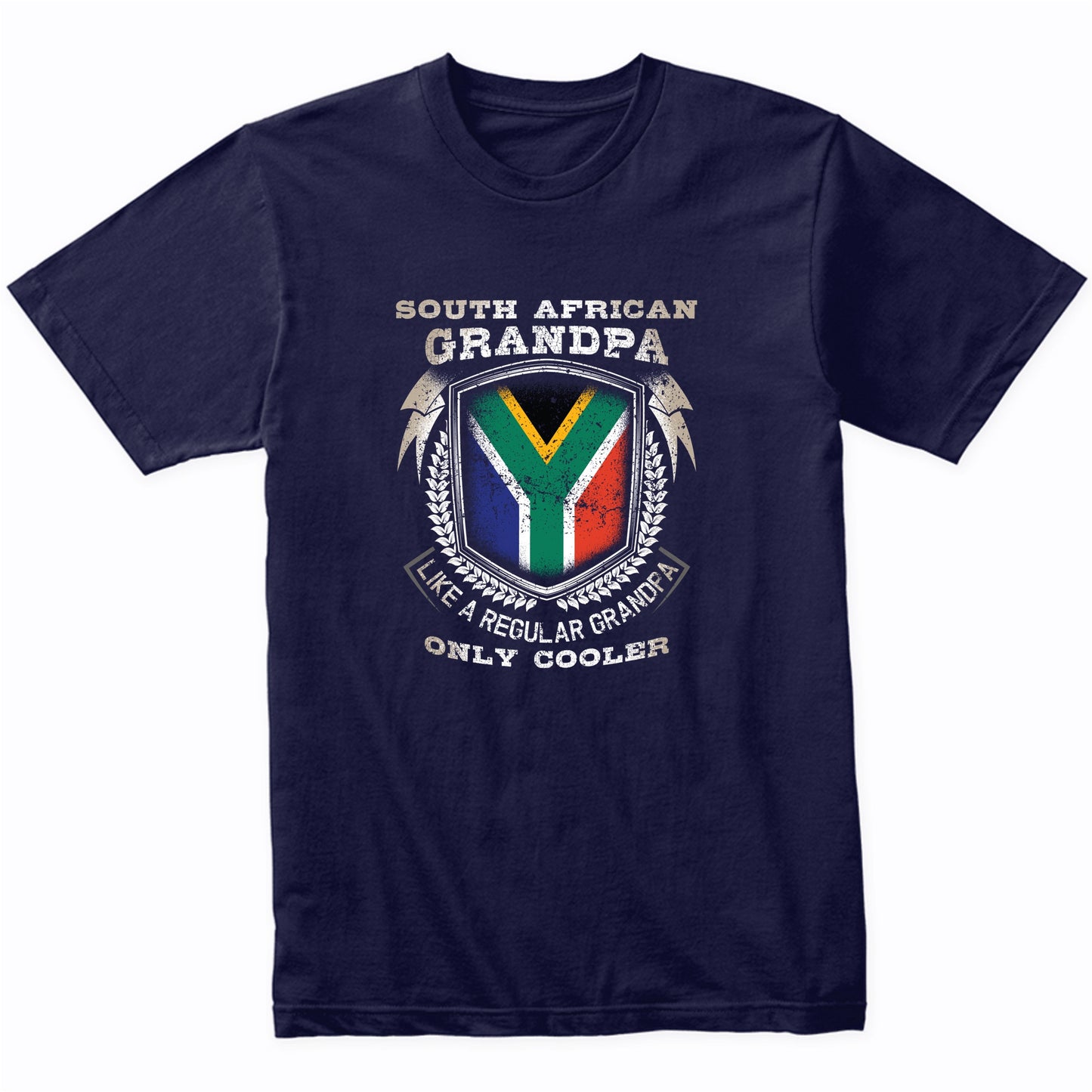 South African Grandpa Like A Regular Grandpa Only Cooler Funny T-Shirt