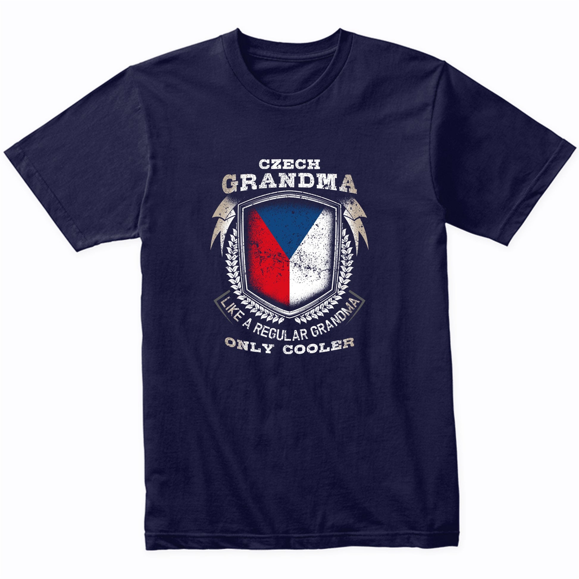 Czech Grandma Like A Regular Grandma Only Cooler Funny T-Shirt