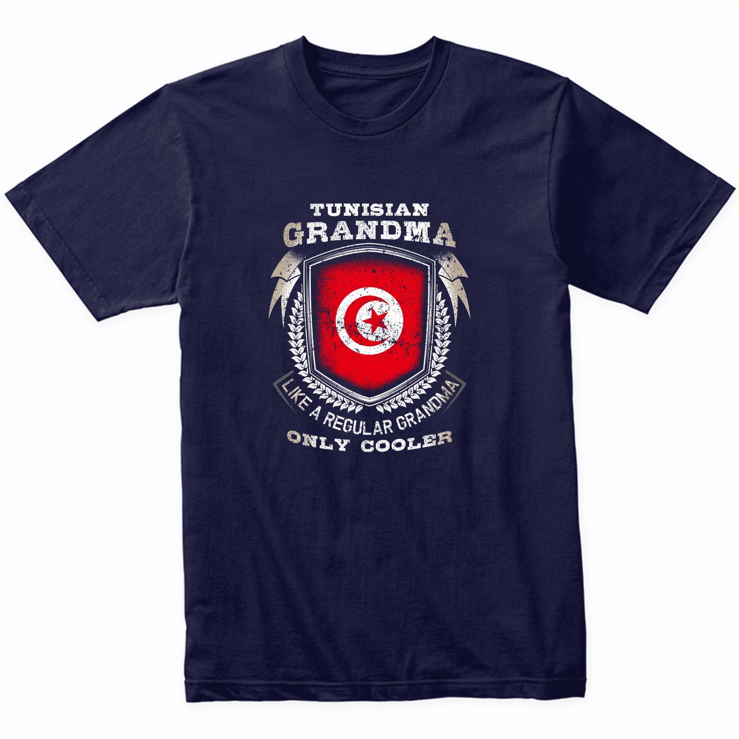 Tunisian Grandma Like A Regular Grandma Only Cooler Funny T-Shirt