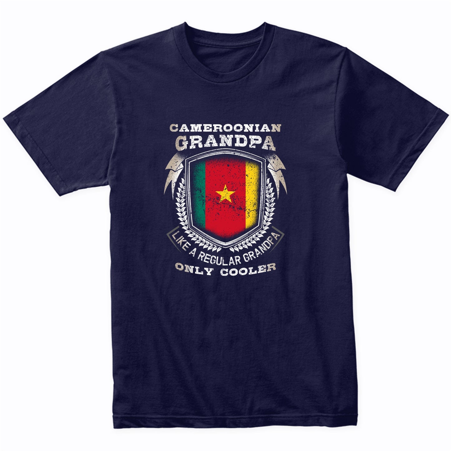 Cameroonian Grandpa Like A Regular Grandpa Only Cooler Funny T-Shirt