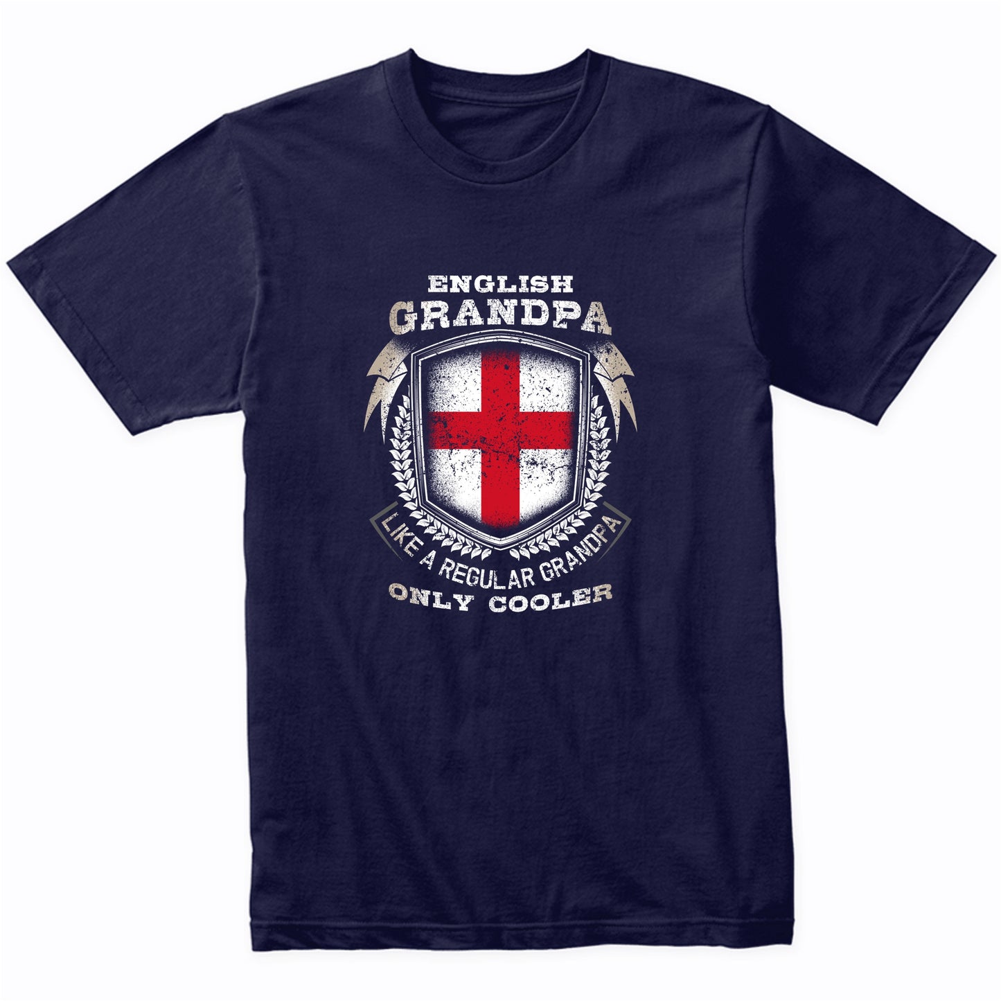 English Grandpa Like A Regular Grandpa Only Cooler Funny T-Shirt