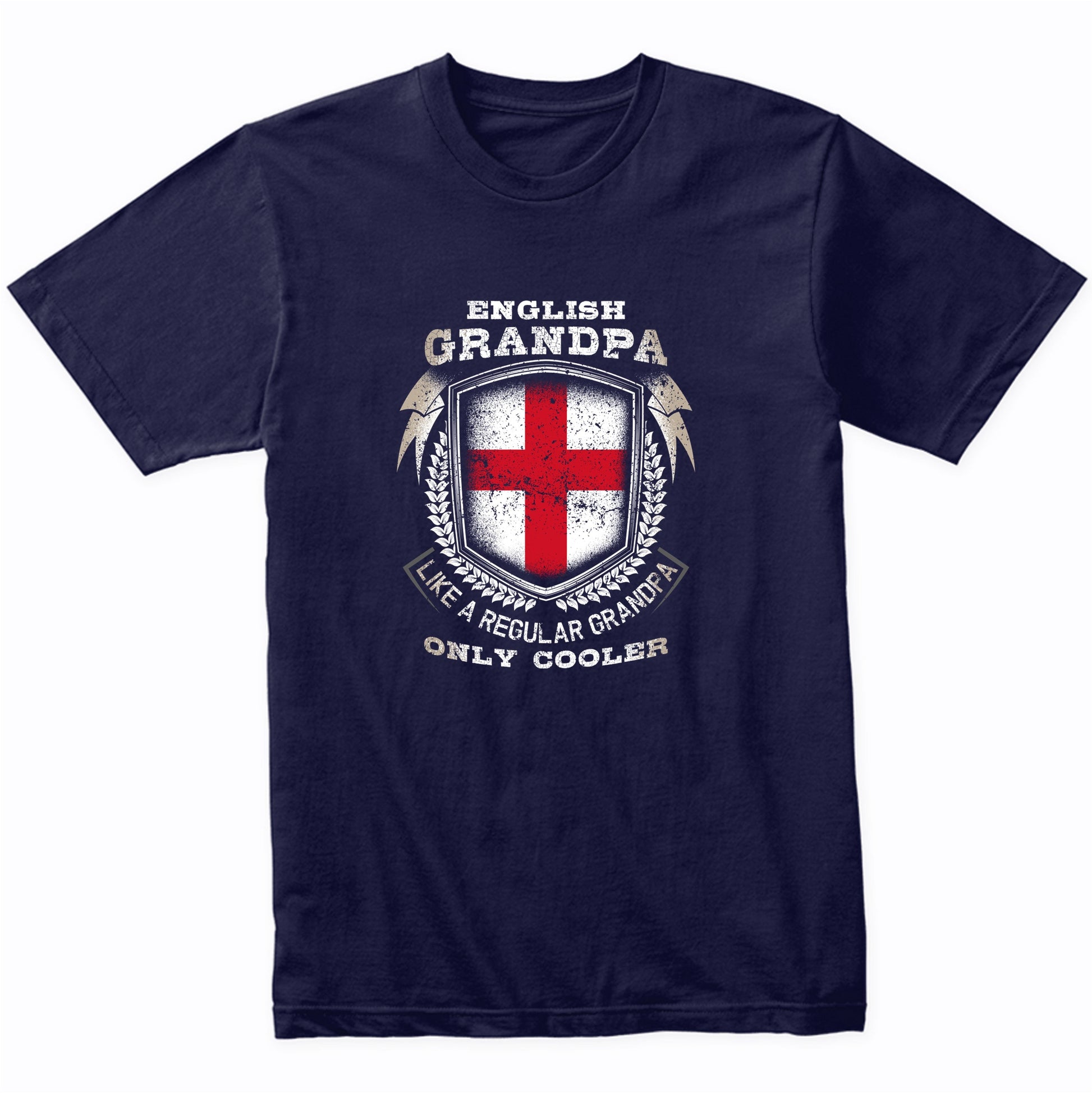 English Grandpa Like A Regular Grandpa Only Cooler Funny T-Shirt