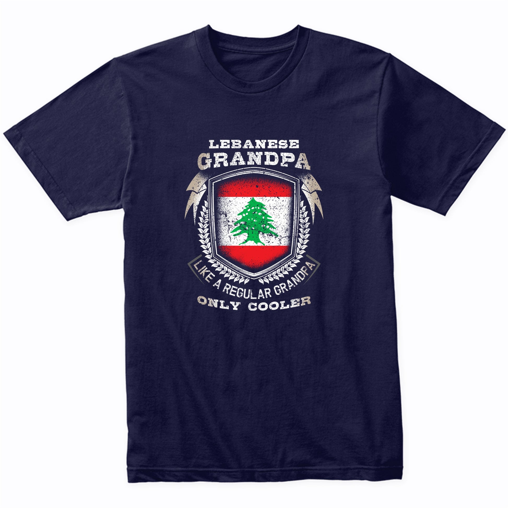 Lebanese Grandpa Like A Regular Grandpa Only Cooler Funny T-Shirt
